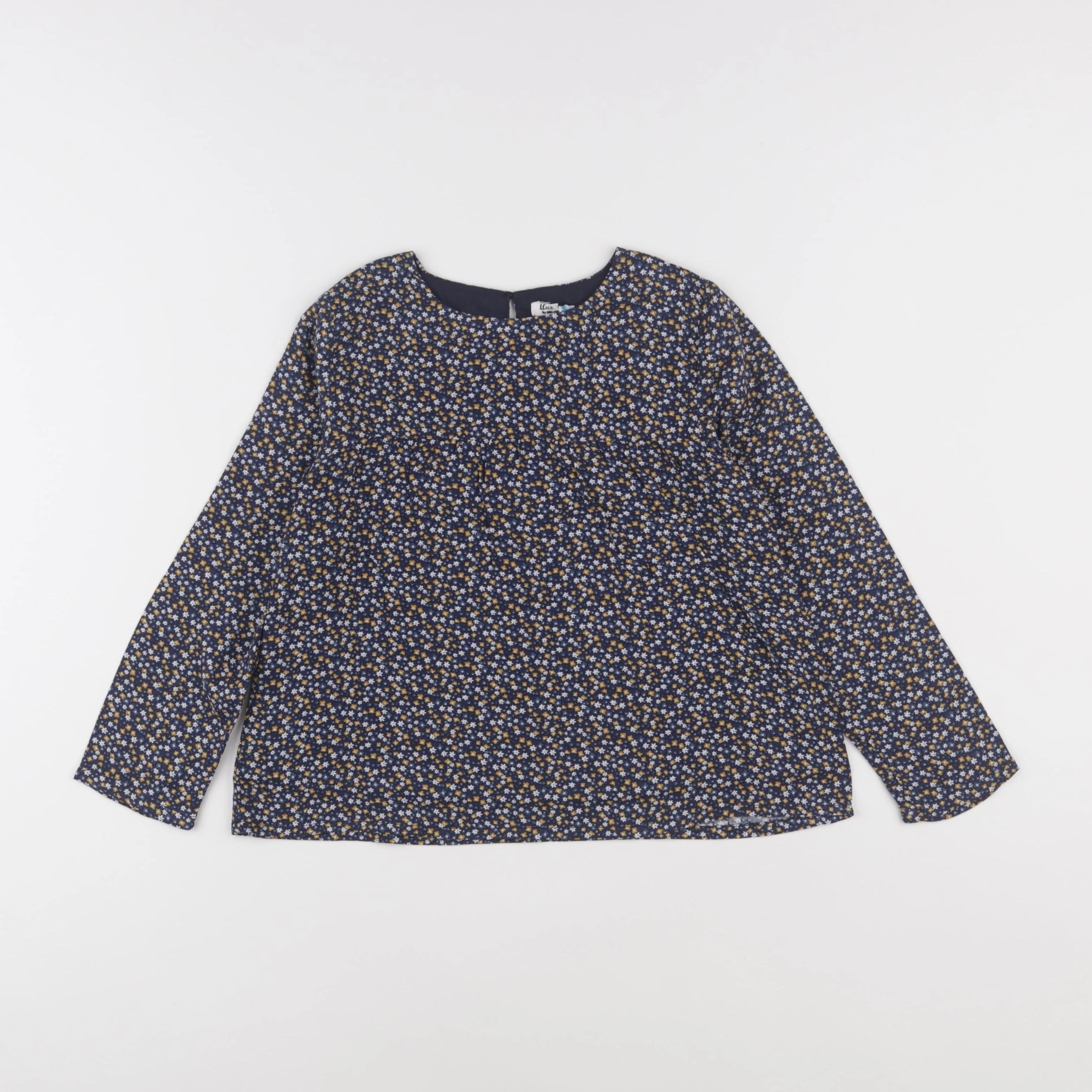 Little Cigogne - blouse bleu - 9 ans