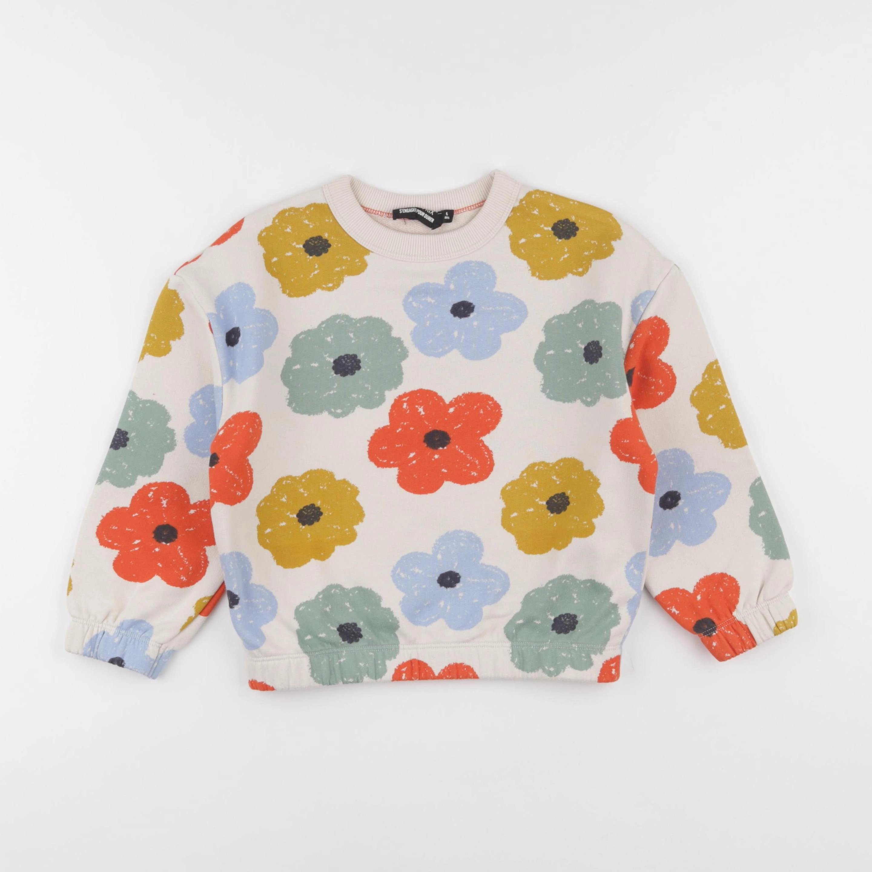 Monoprix - sweat multicolore - 6 ans