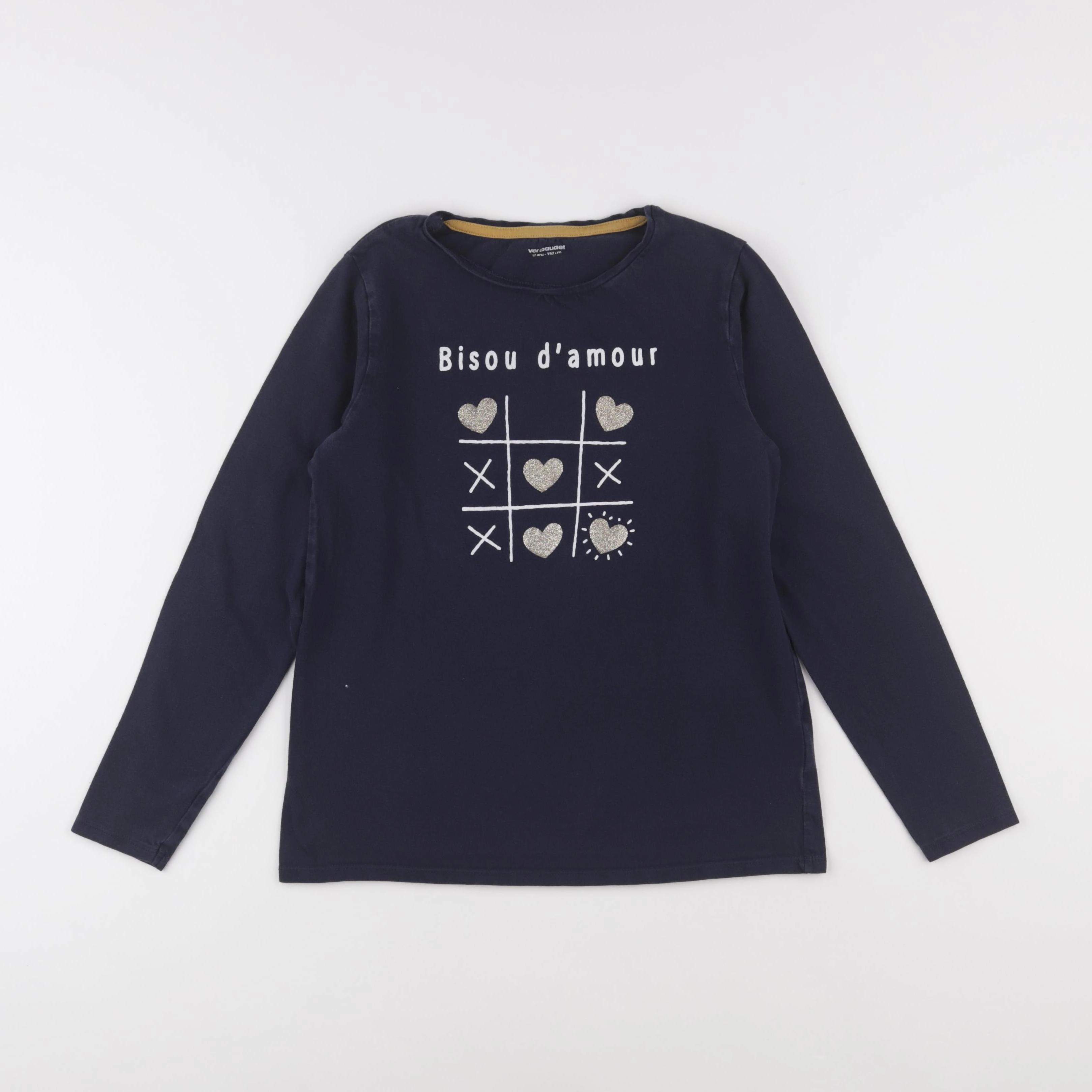 Vertbaudet - tee-shirt bleu - 12 ans