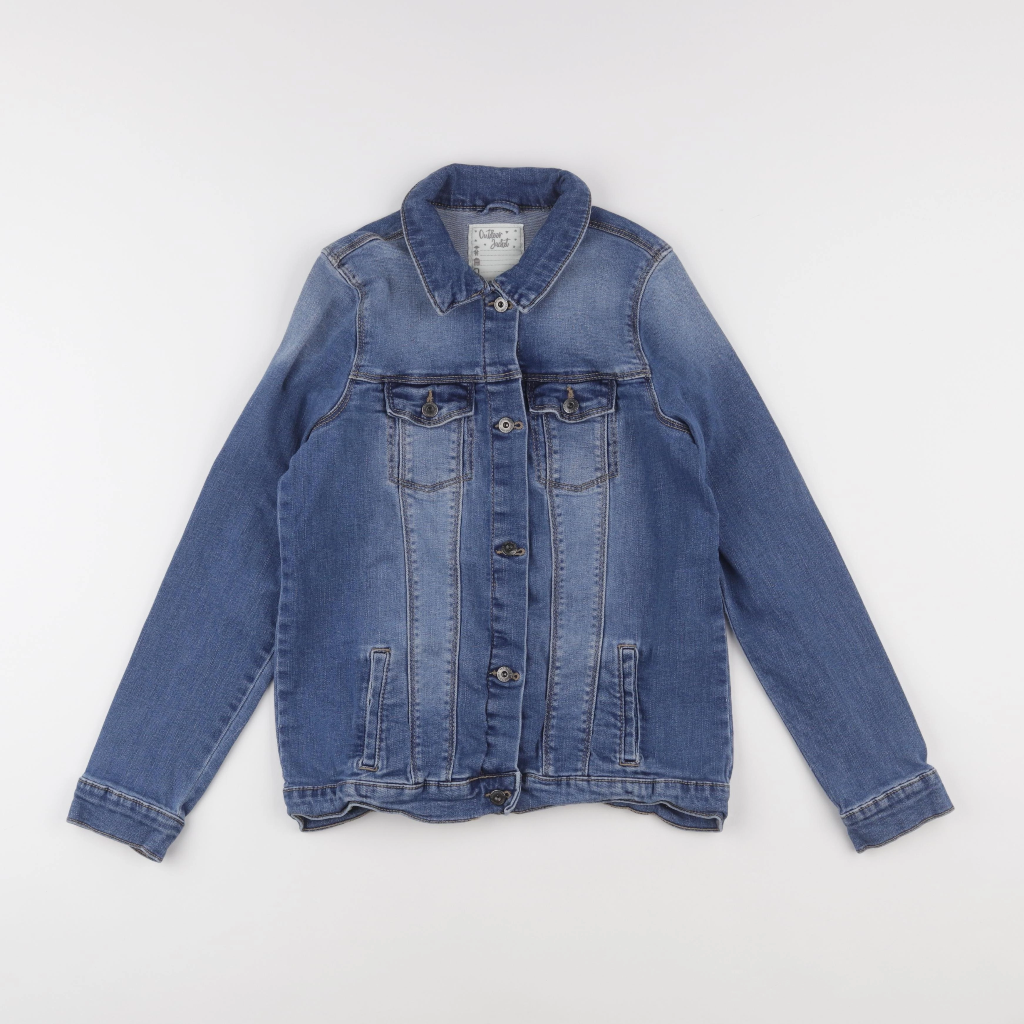 Vertbaudet - veste bleu - 12 ans