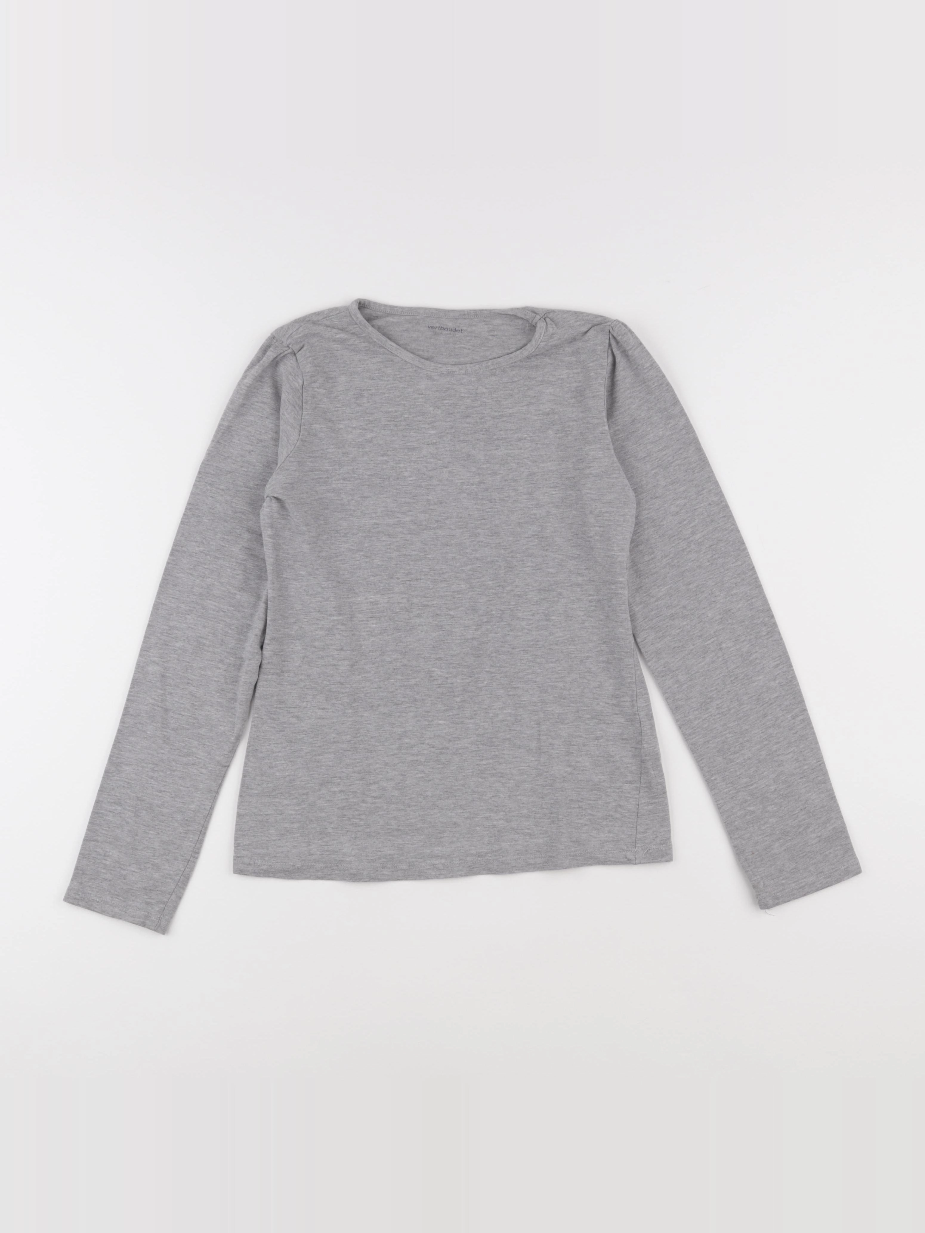 Vertbaudet - tee-shirt gris - 14 ans