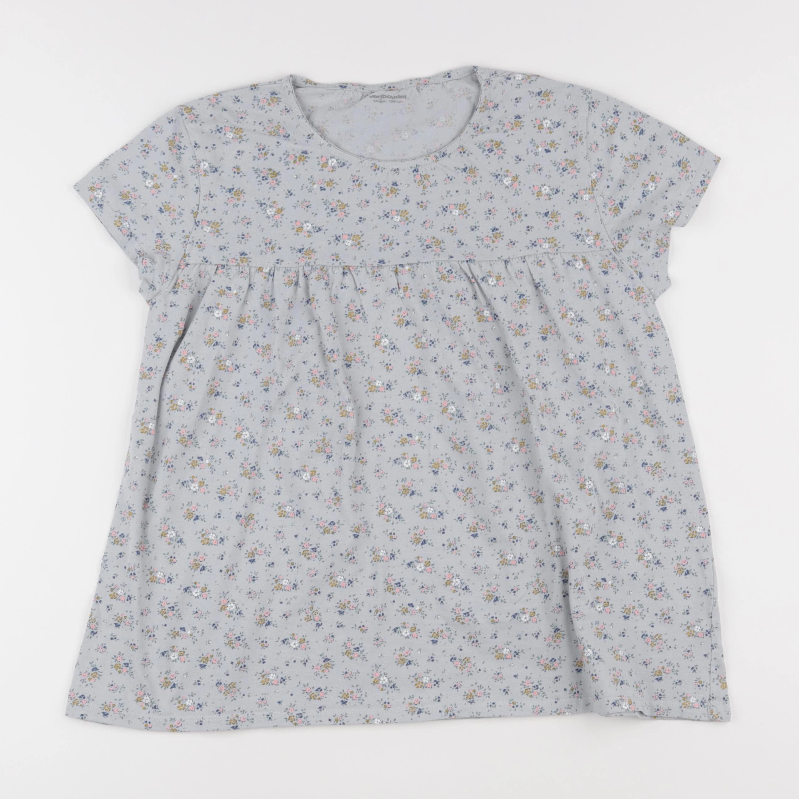 Vertbaudet - tee-shirt vert - 14 ans