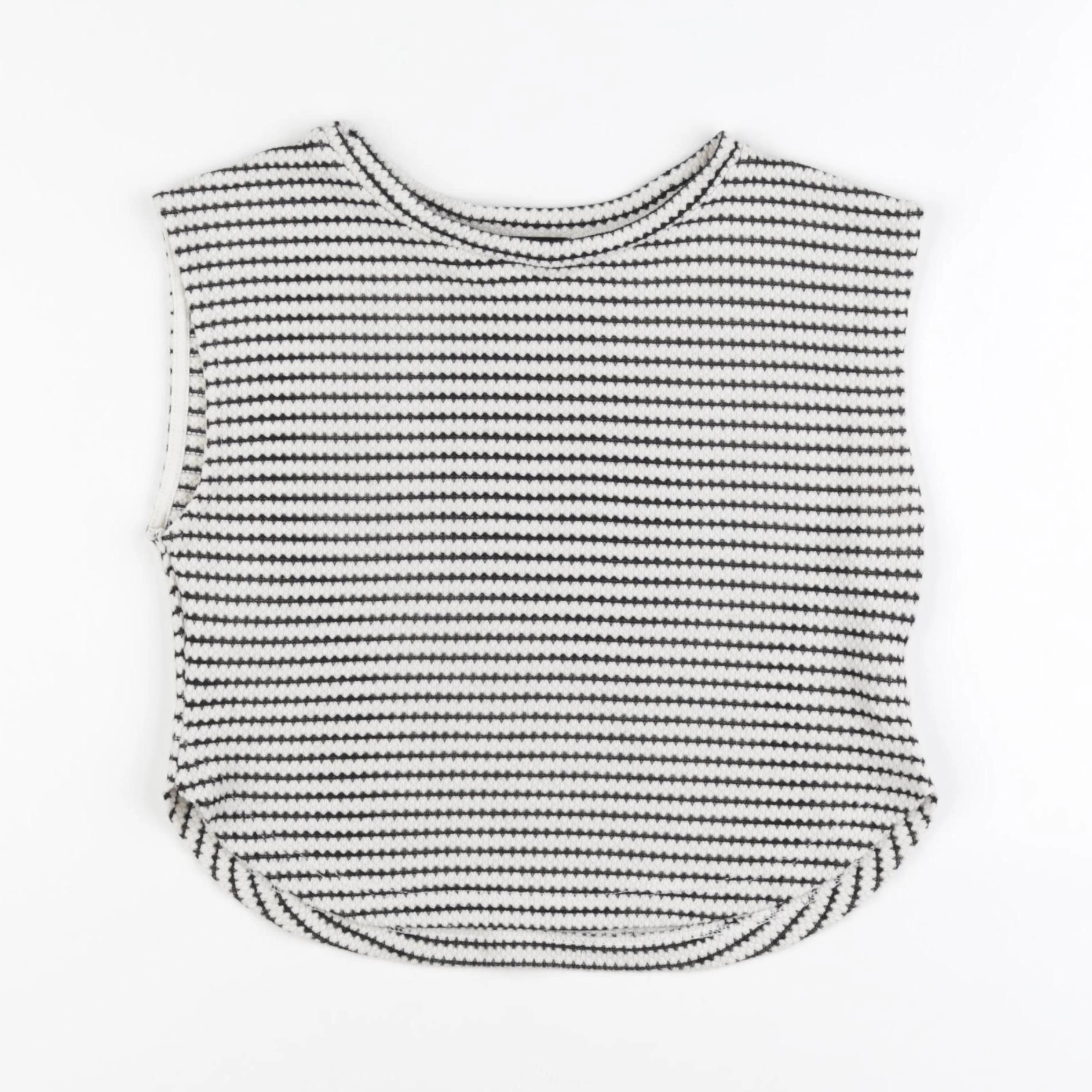 Monoprix - tee-shirt blanc, bleu - 10 ans