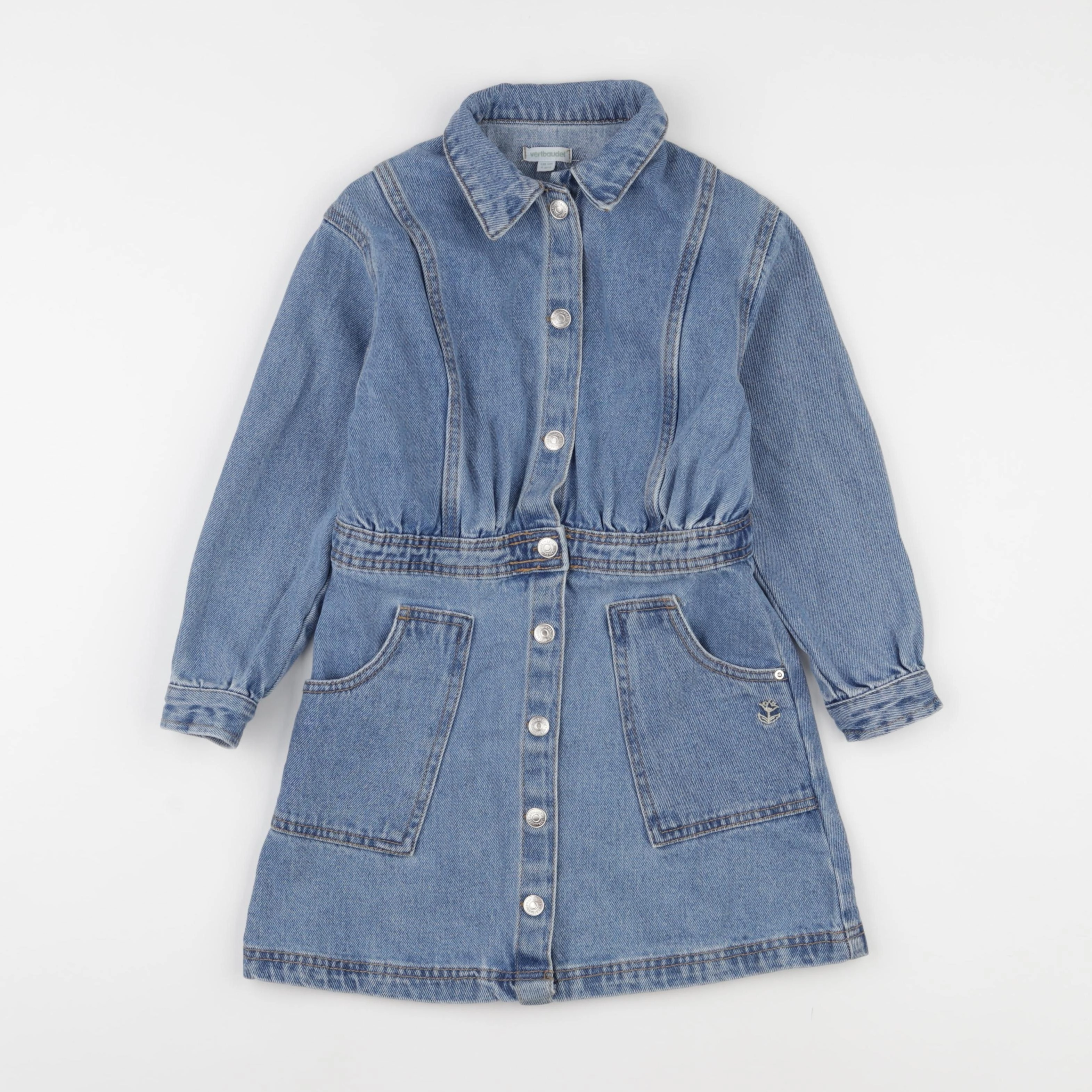Vertbaudet - robe bleu - 8 ans