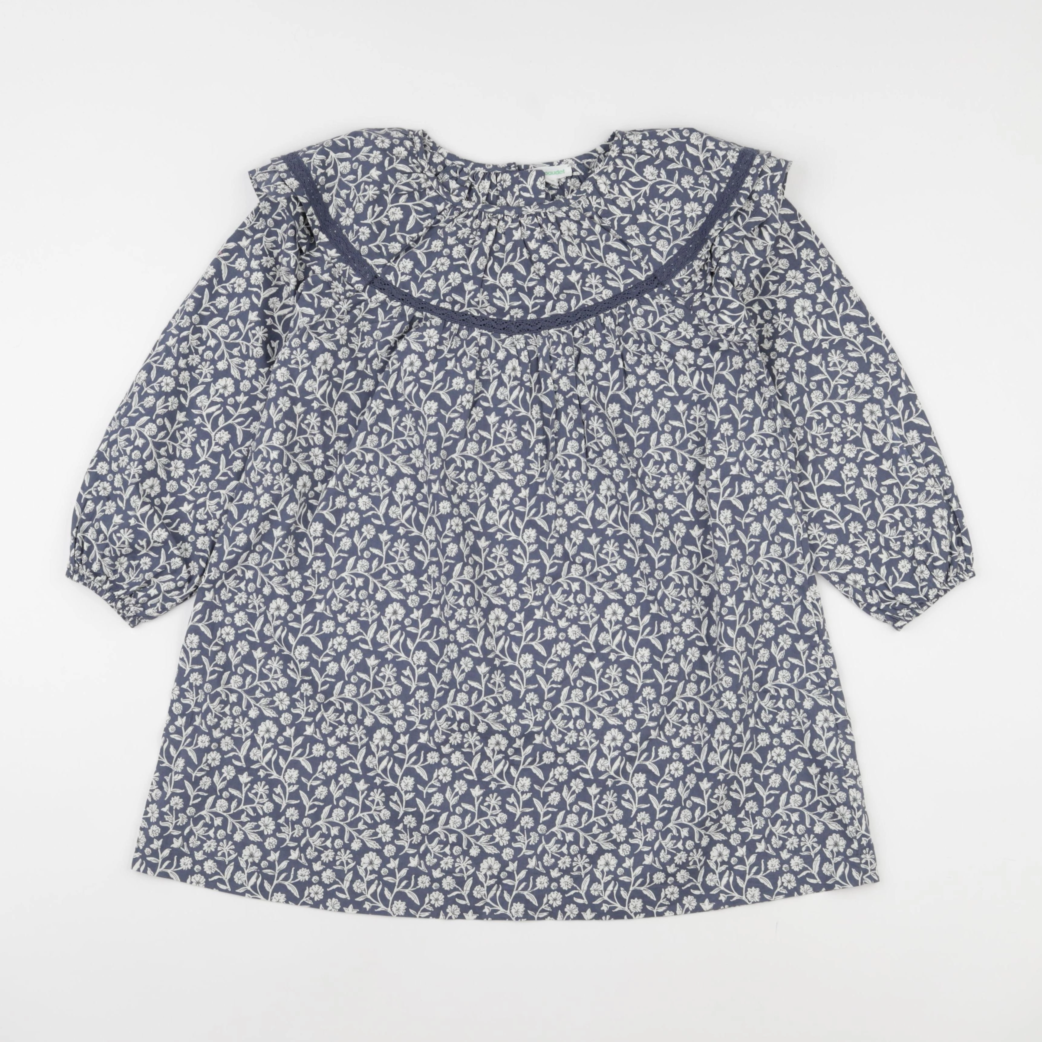 Vertbaudet - robe bleu - 7 ans