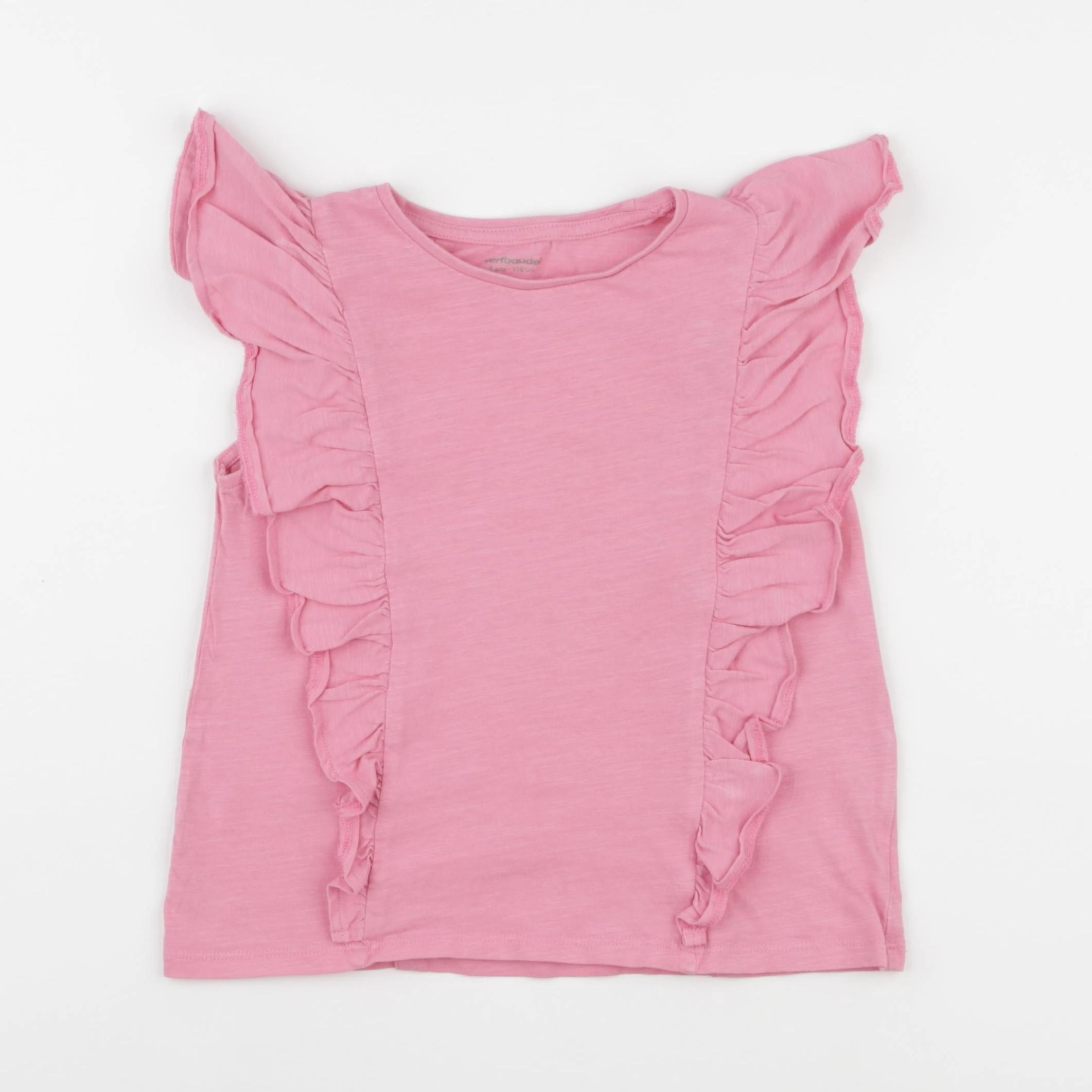 Vertbaudet - tee-shirt rose - 6 ans