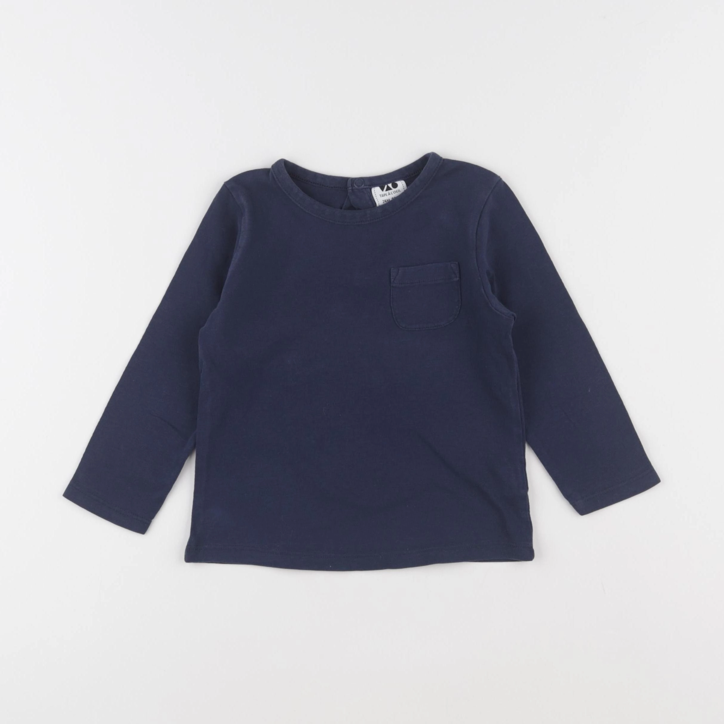 Tape à l'oeil - tee-shirt bleu - 24 mois