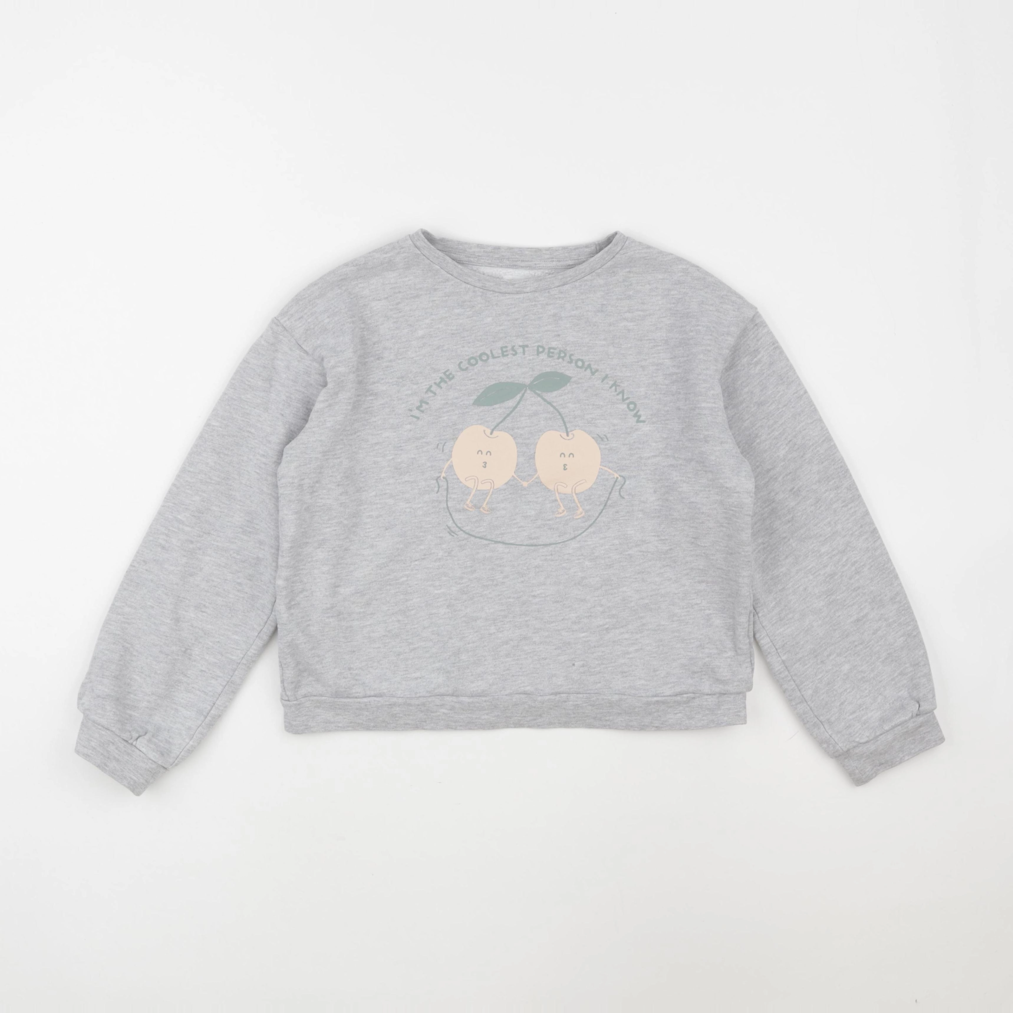 Vertbaudet - sweat gris - 10 ans