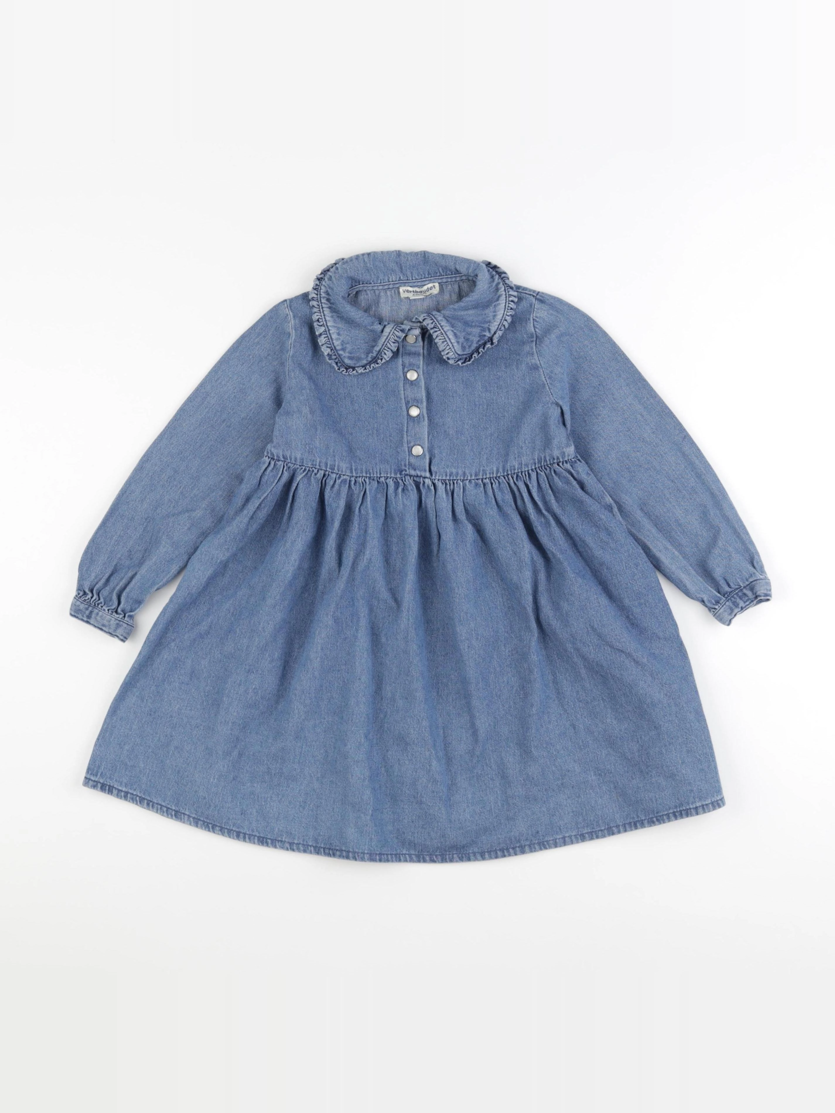 Vertbaudet - robe bleu - 5 ans