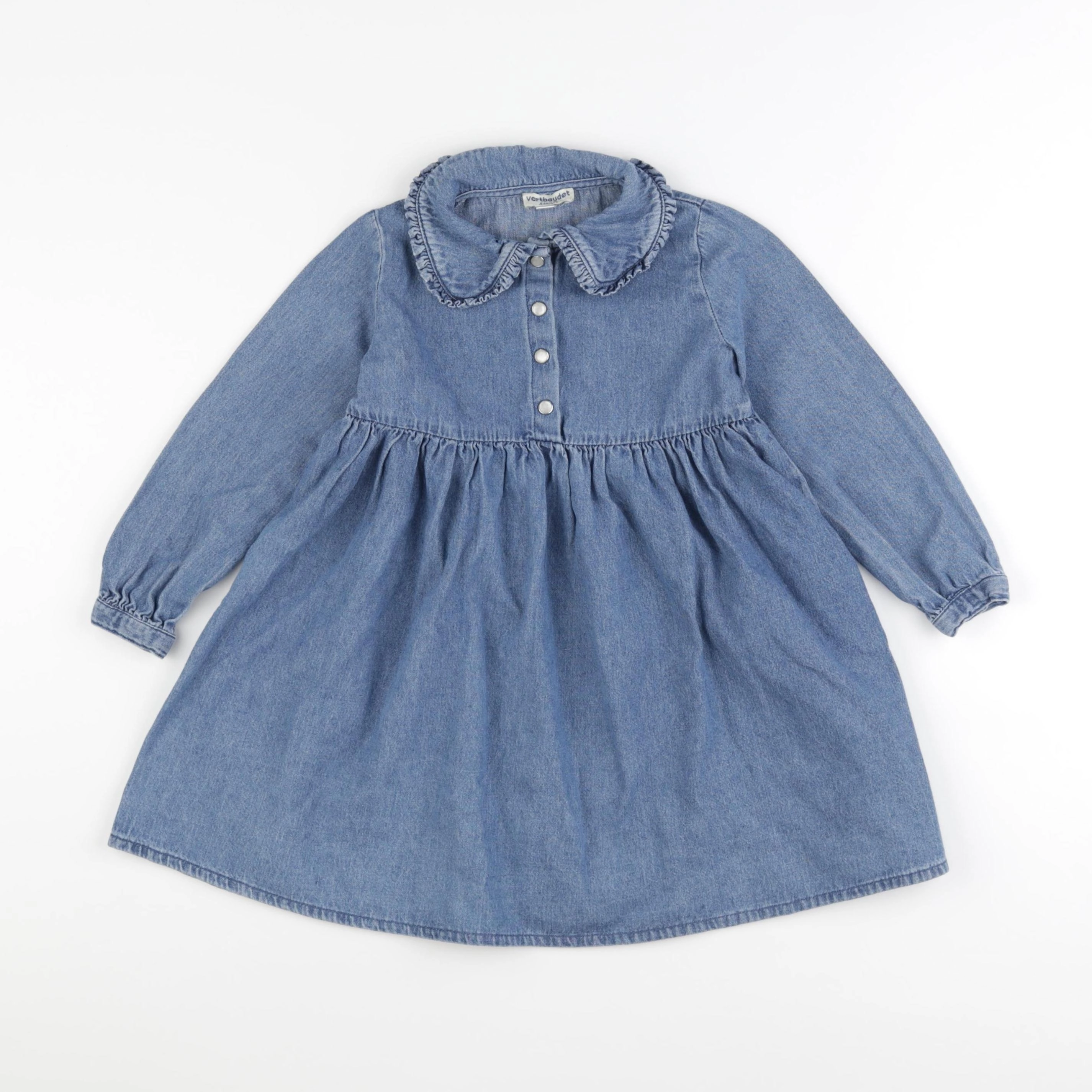 Vertbaudet - robe bleu - 5 ans