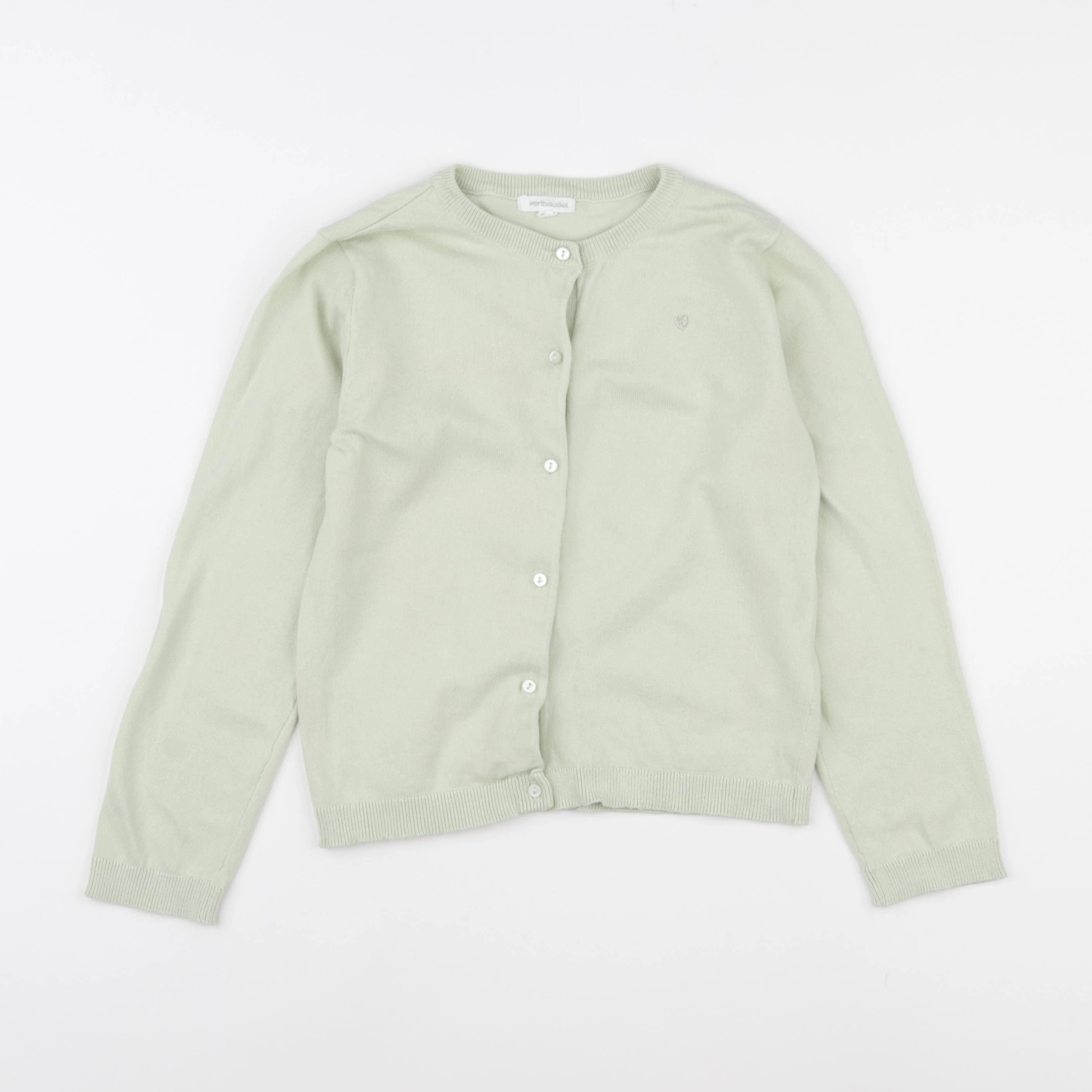 Vertbaudet - gilet vert - 8 ans