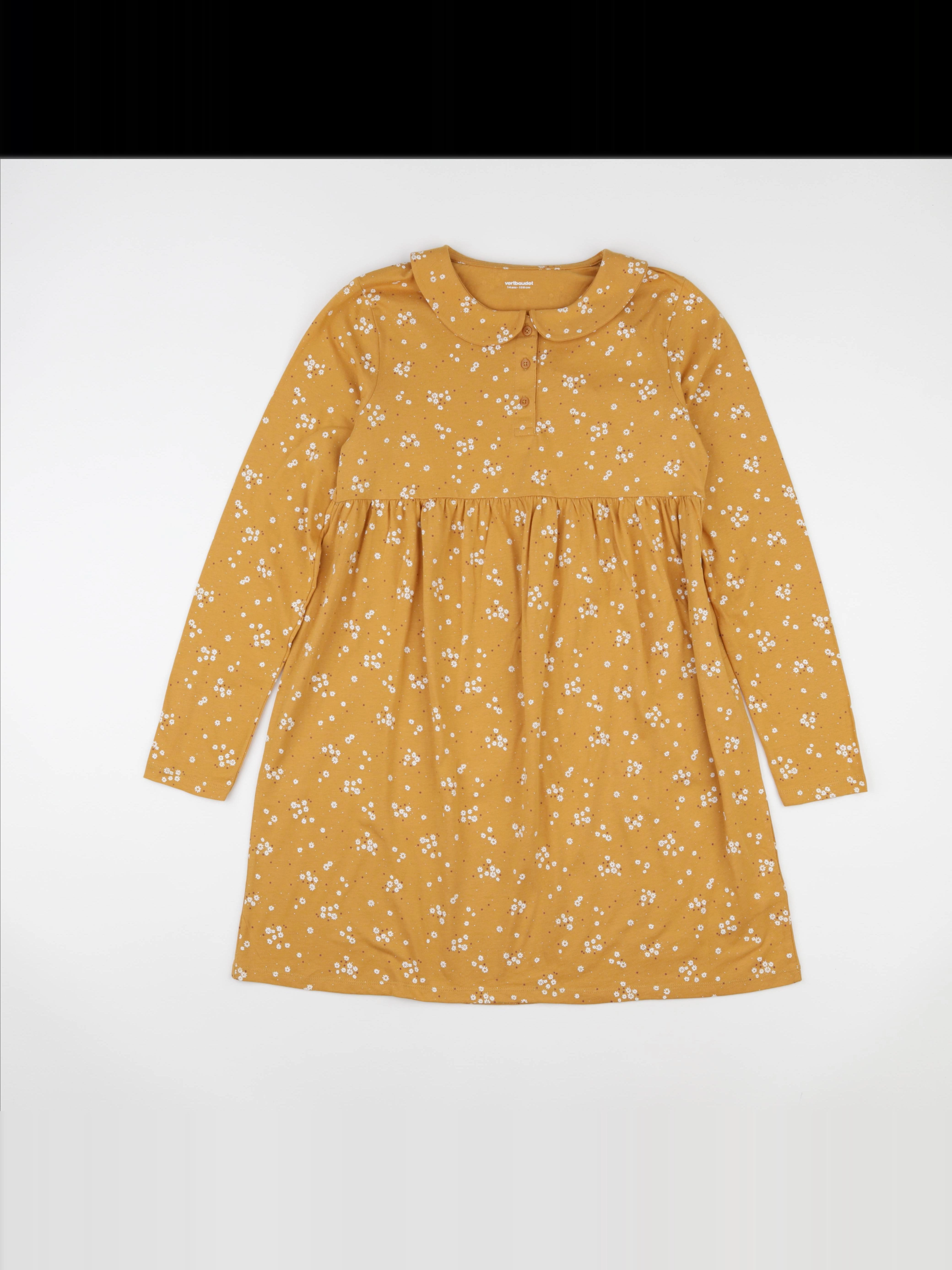 Vertbaudet - robe jaune - 14 ans