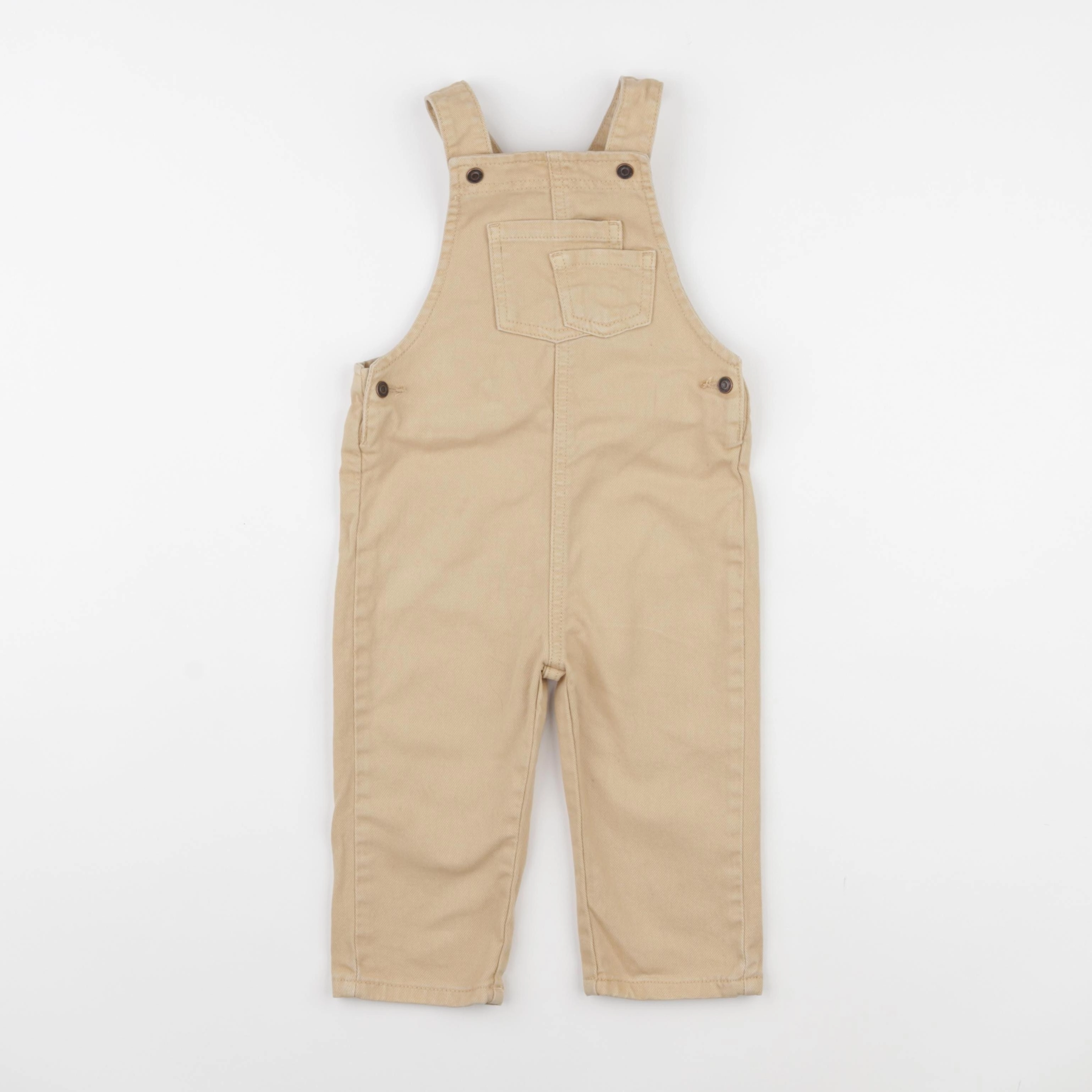 Vertbaudet - salopette beige - 24 mois