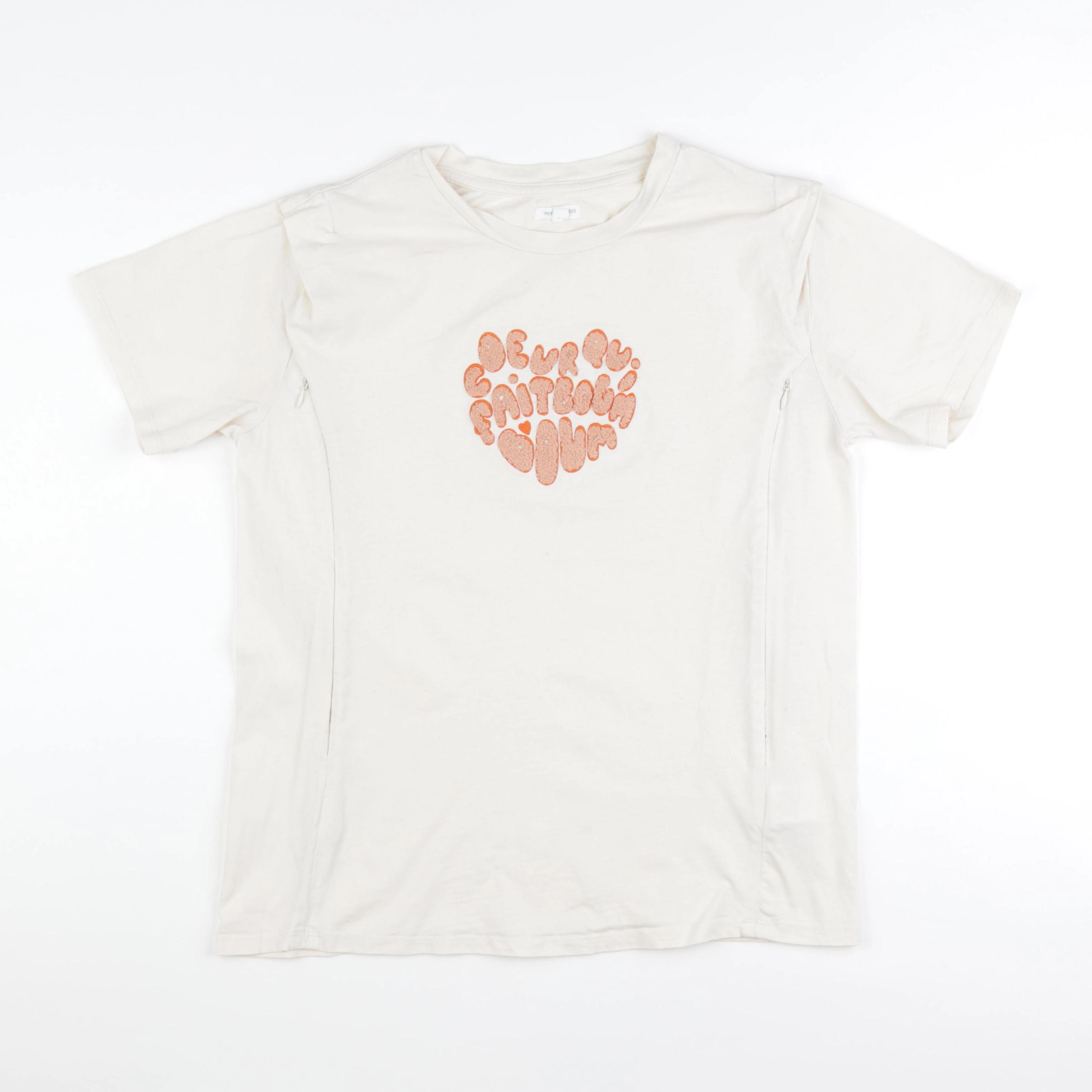 Vertbaudet - tee-shirt grossesse, allaitement beige - 38 à 40