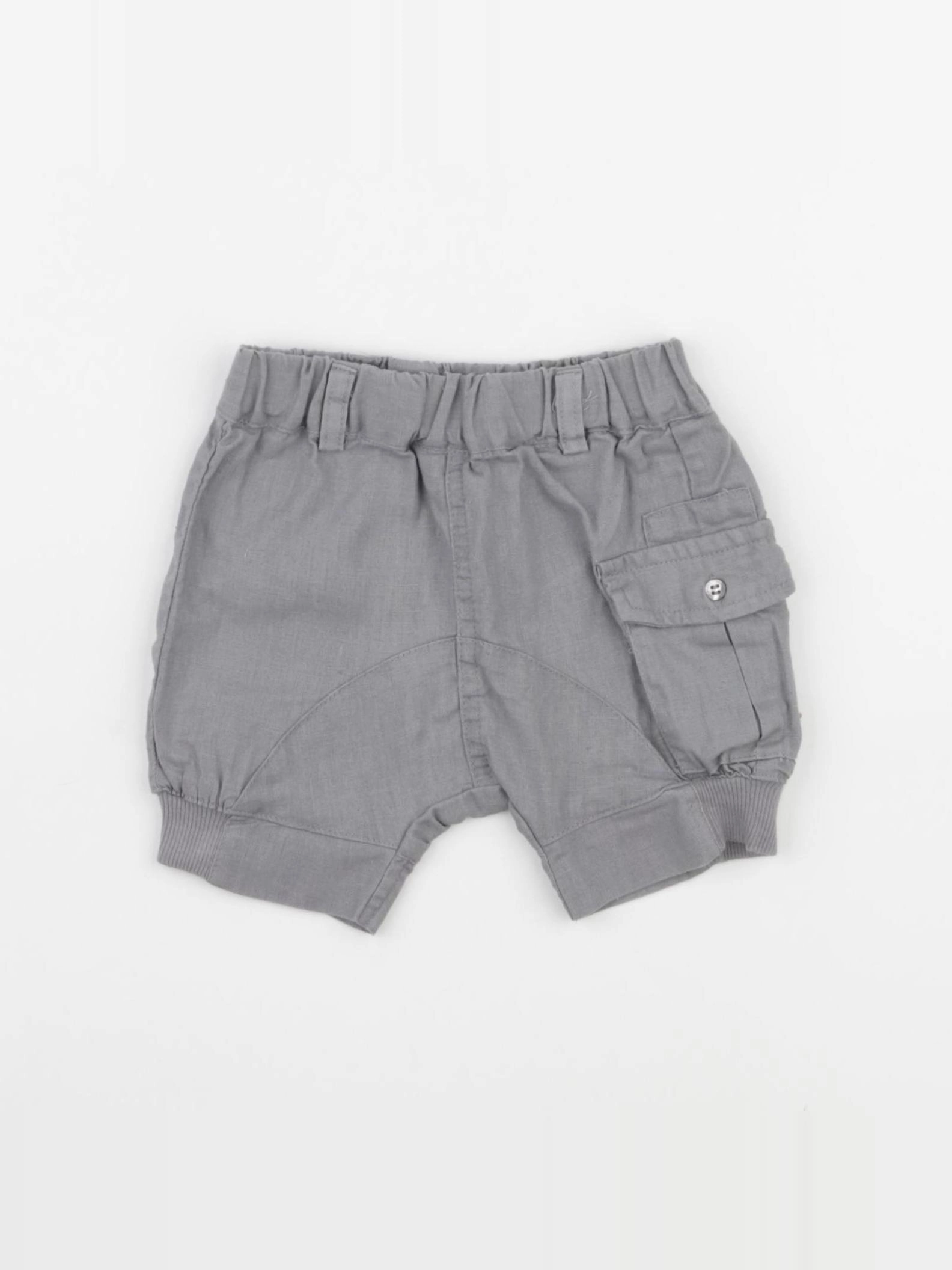 Vertbaudet - short gris - 6 mois