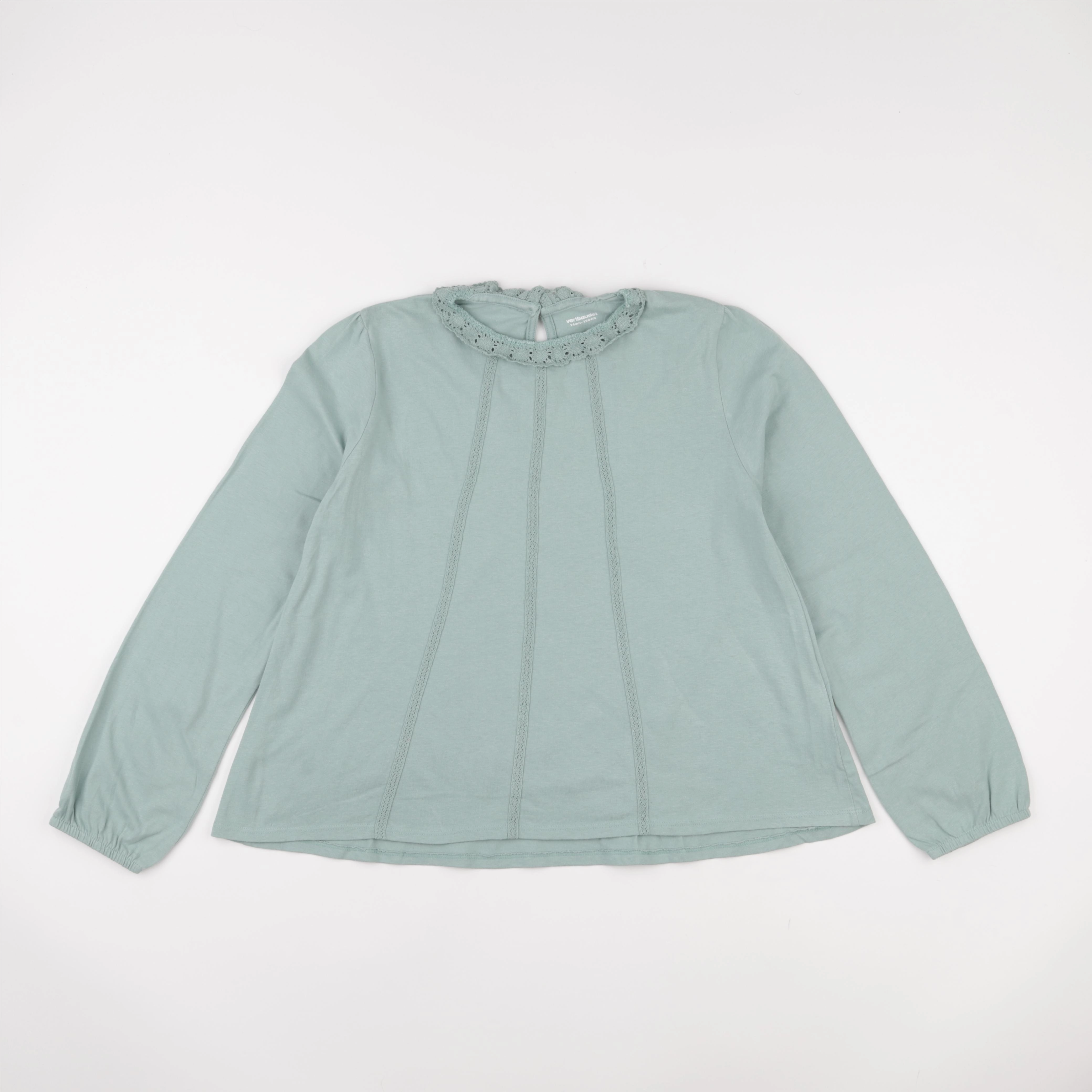 Vertbaudet - tee-shirt vert - 14 ans