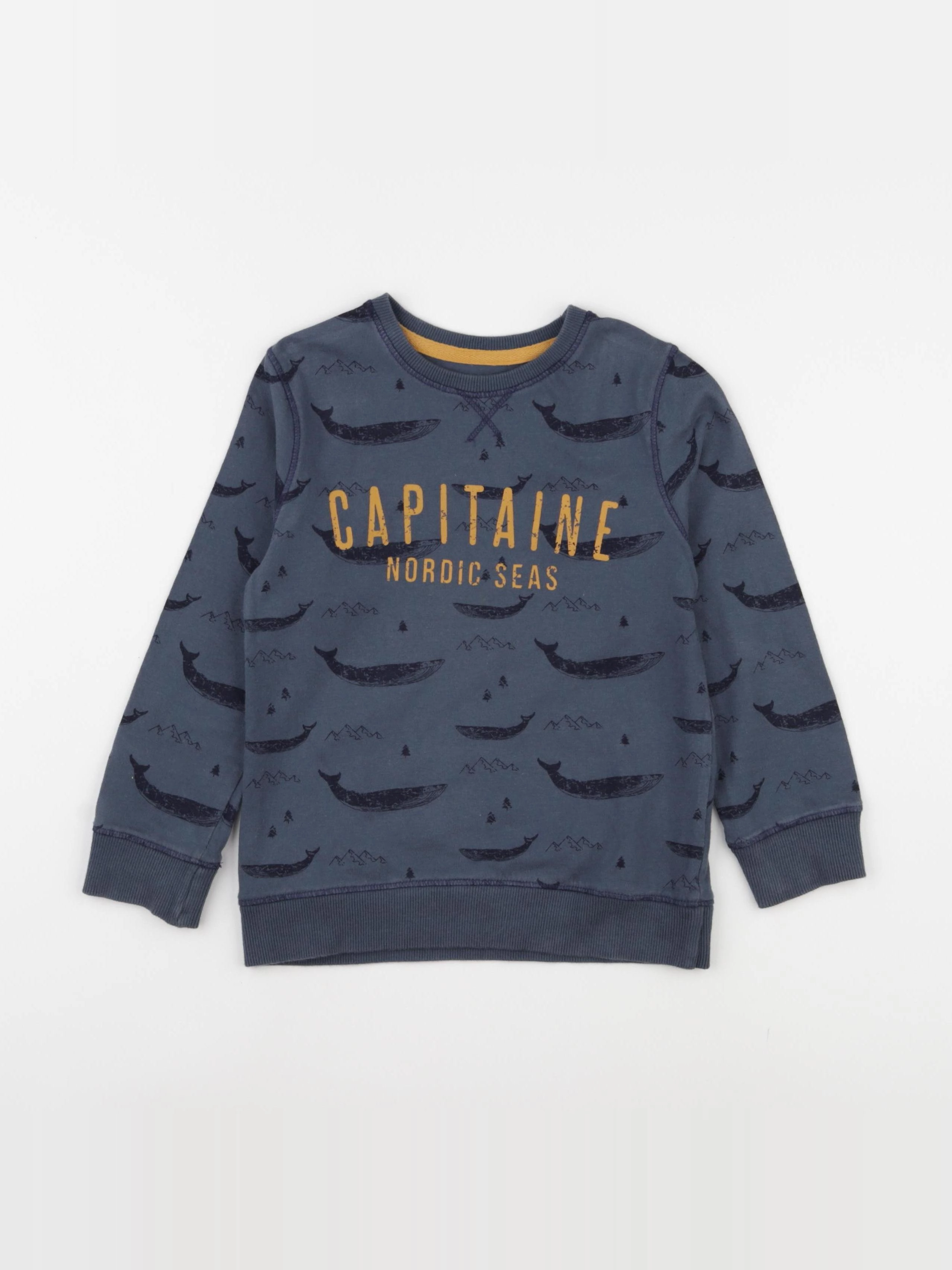 Vertbaudet - tee-shirt bleu - 6 ans