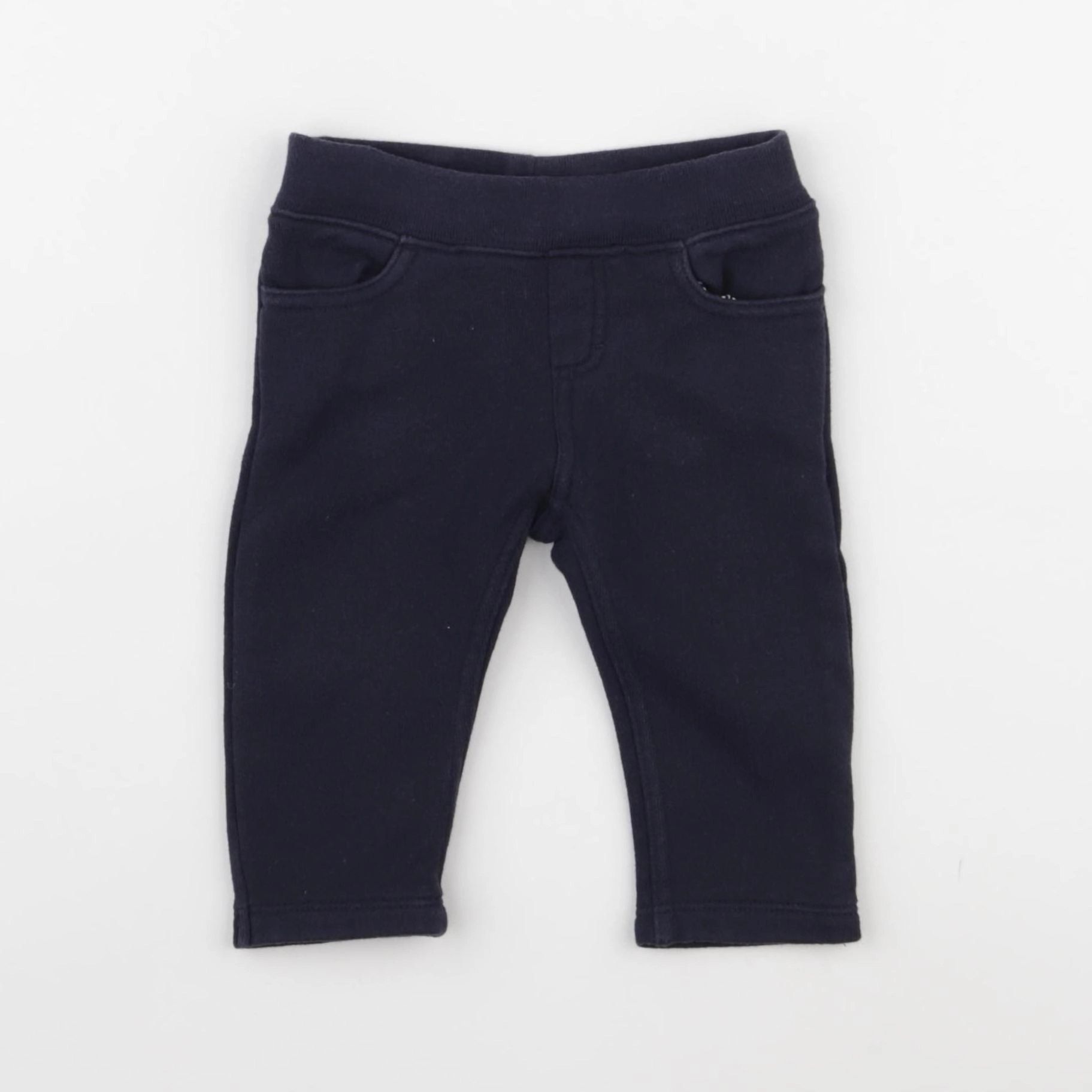 Petit Bateau - pantalon bleu - 3 mois