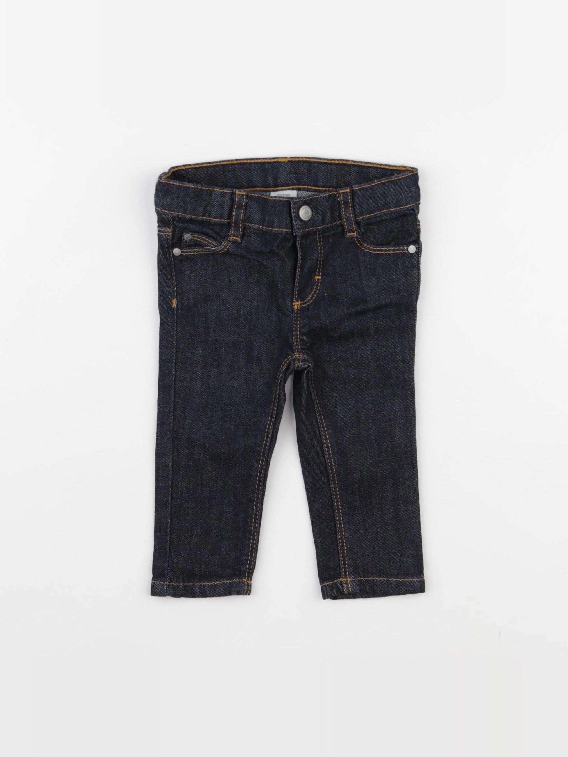 Petit Bateau - jean bleu - 6 mois