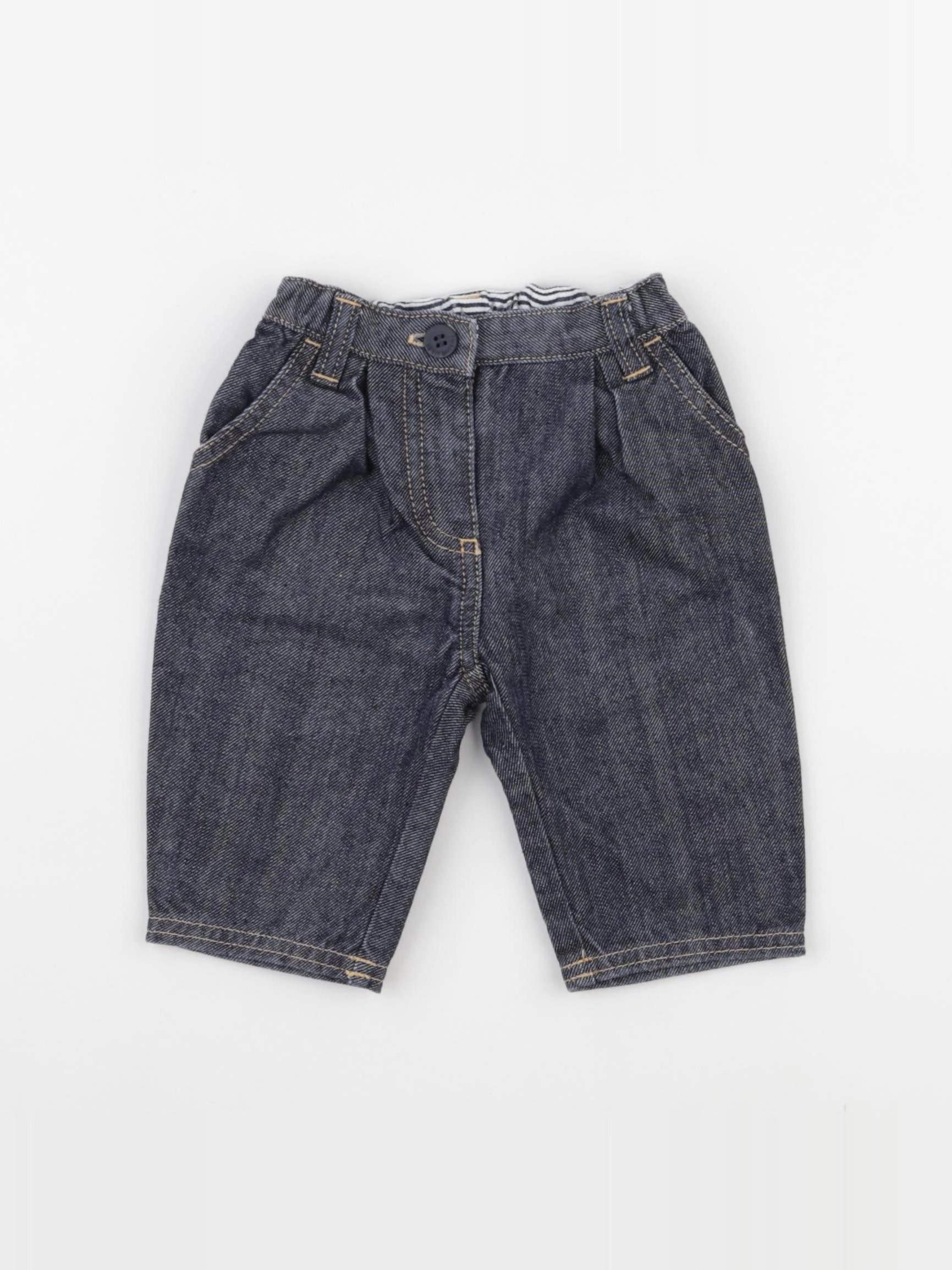 Petit Bateau - jean bleu - 3 mois