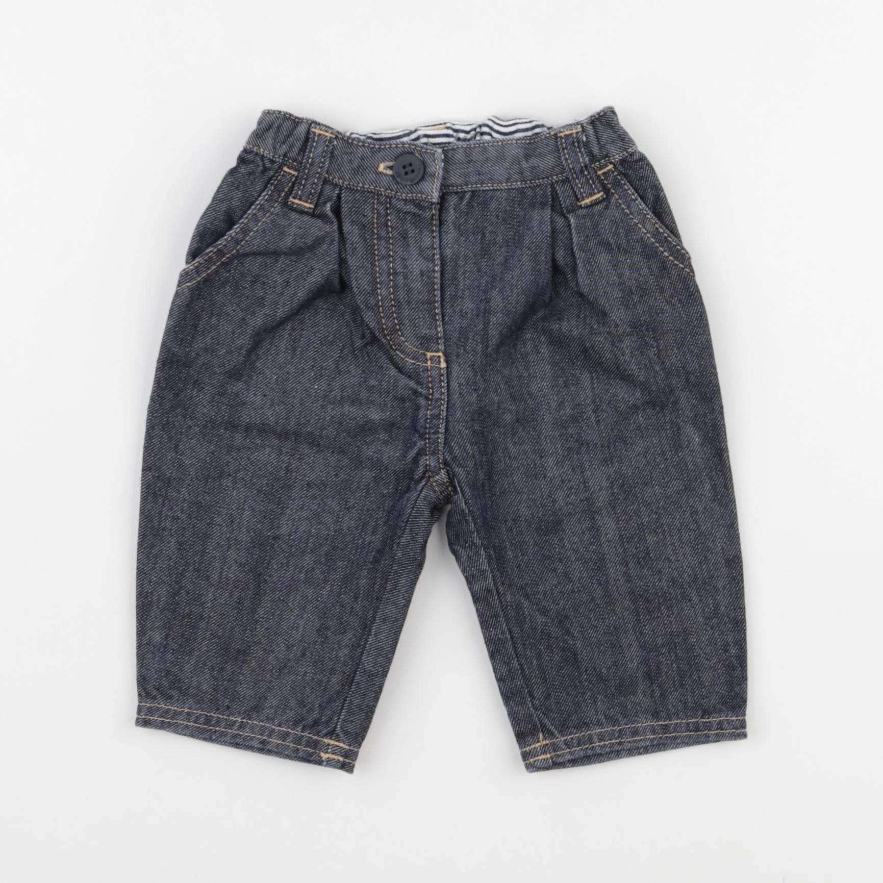 Petit Bateau - jean bleu - 3 mois