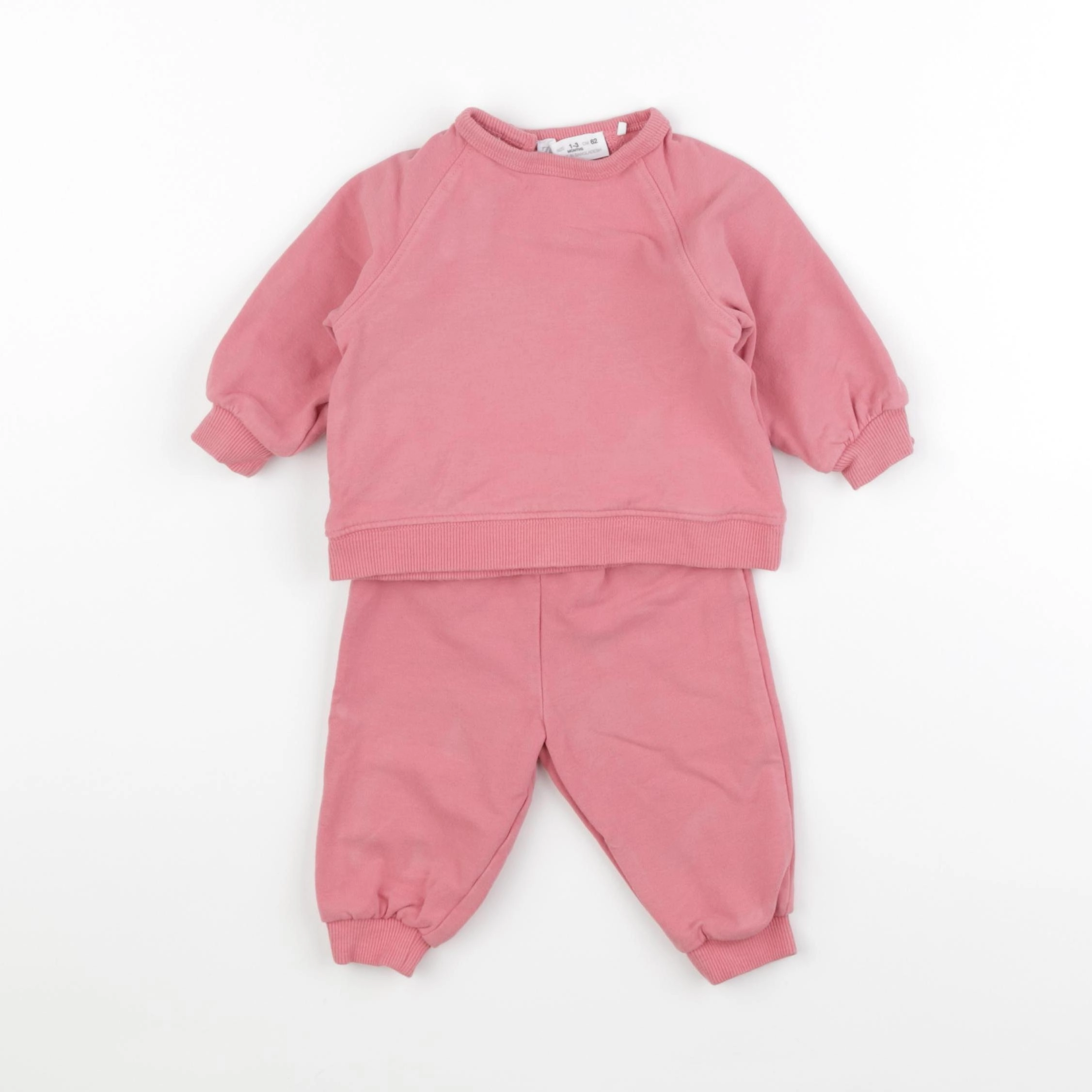 Zara - ensemble rose - 1/3 mois
