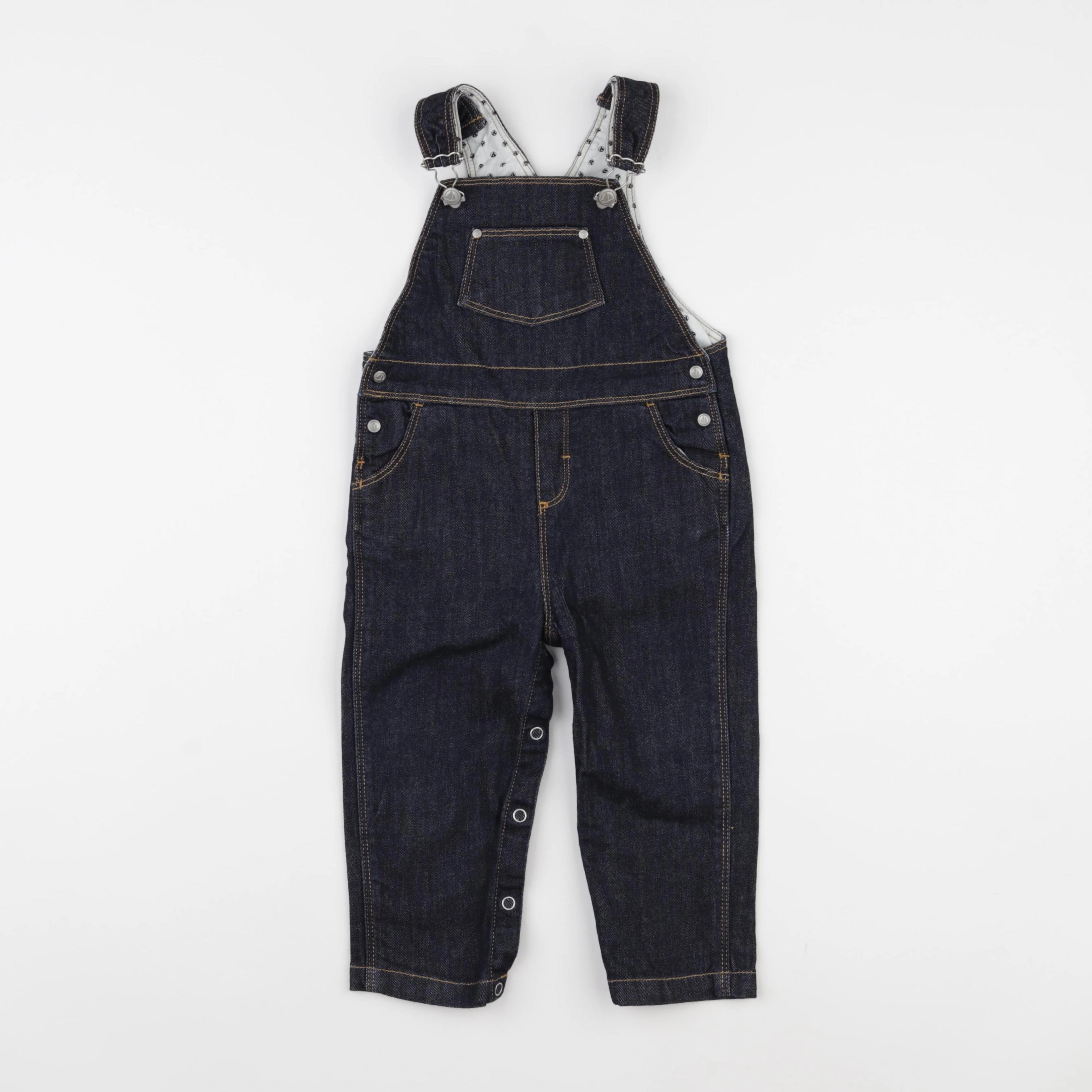 Petit Bateau - salopette bleu - 18 mois
