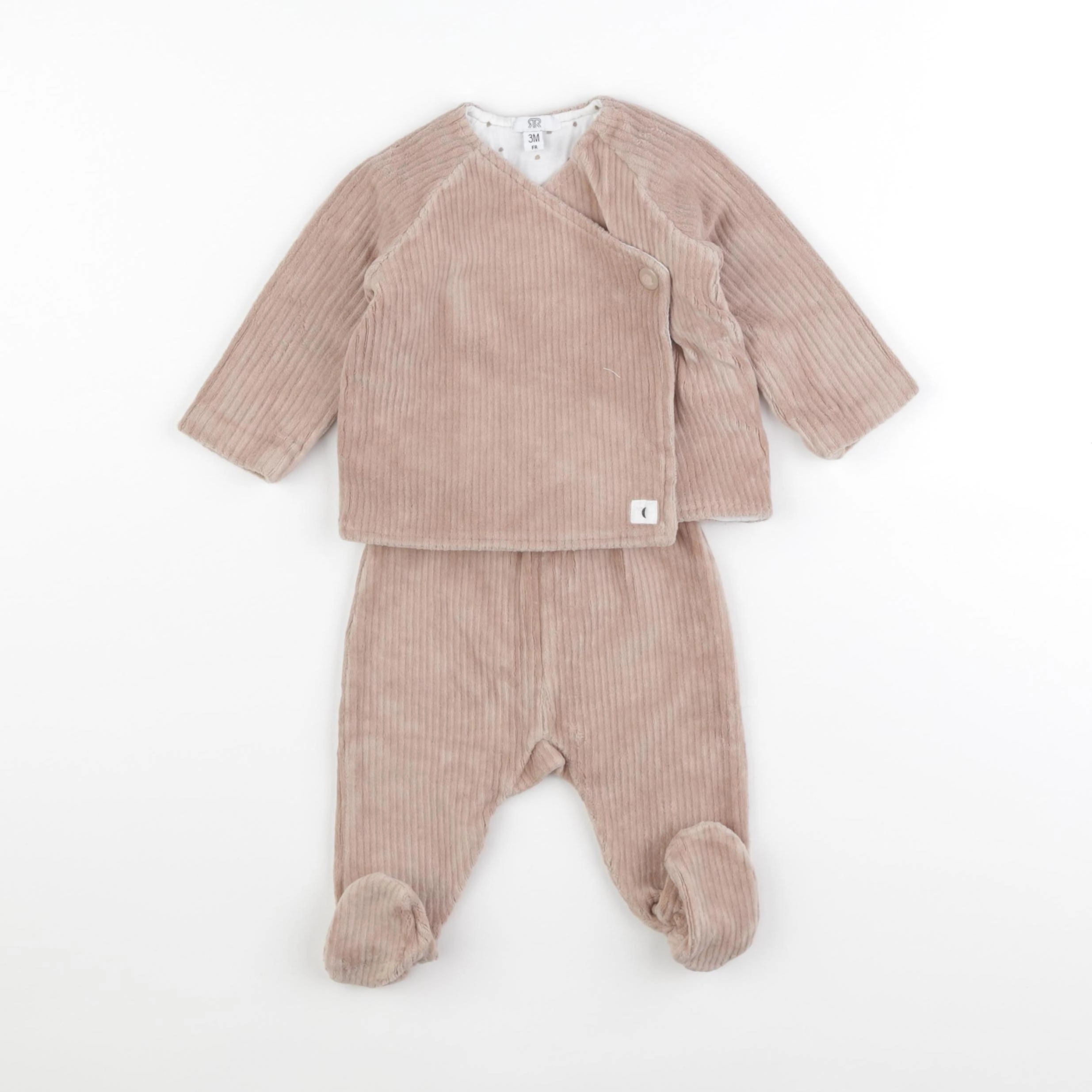 La Redoute - ensemble marron - 3 mois