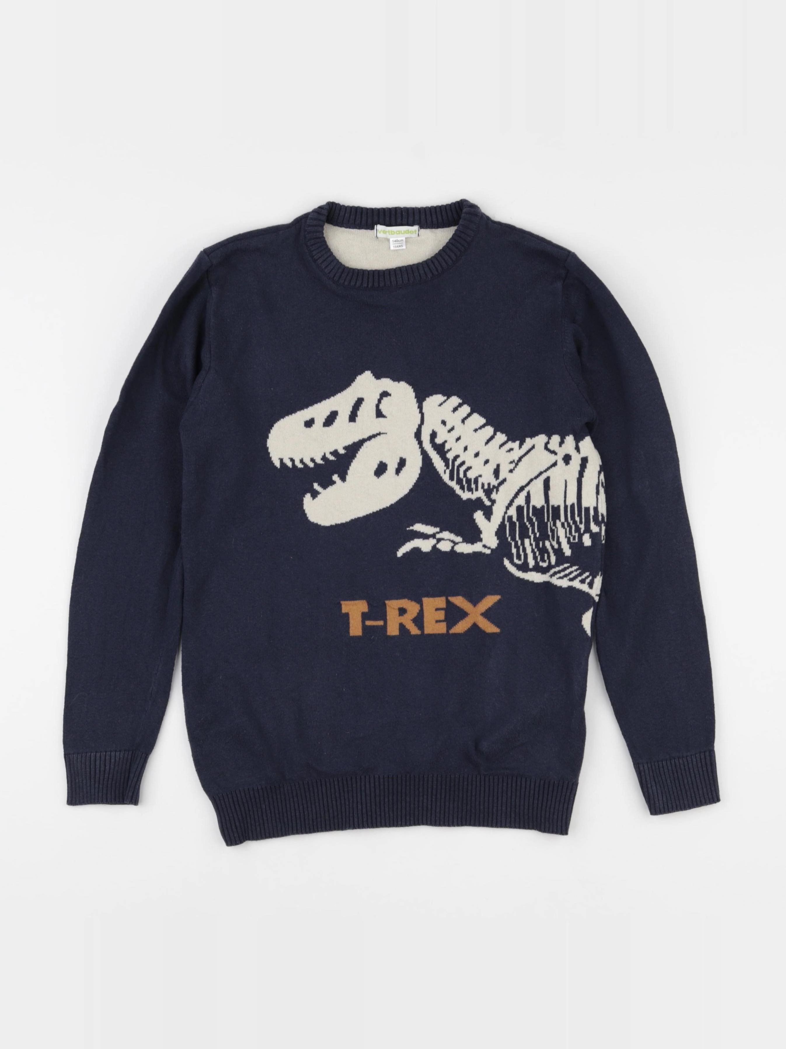 Vertbaudet - pull bleu - 10 ans