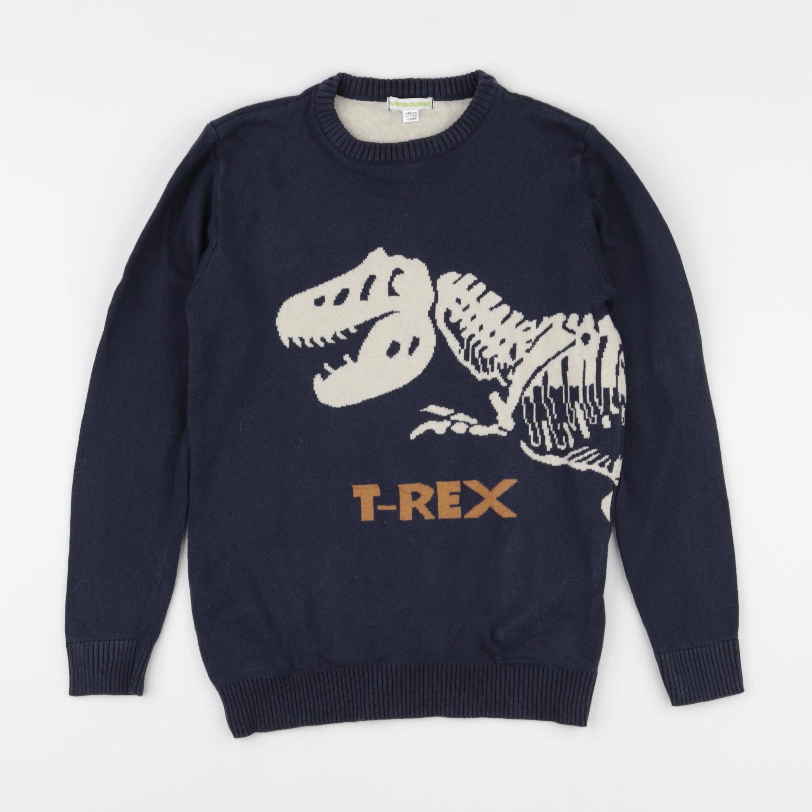 Vertbaudet - pull bleu - 10 ans