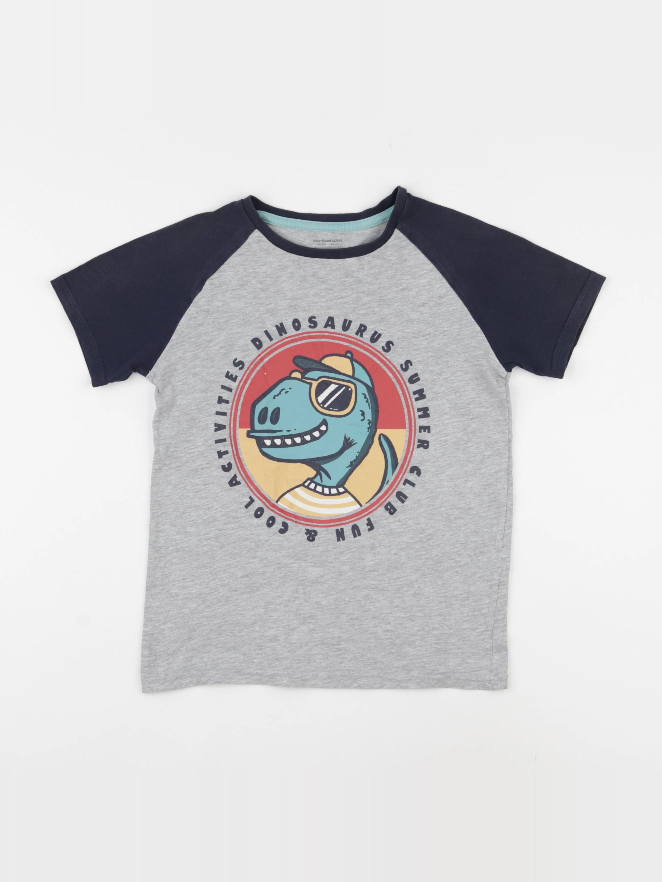 Vertbaudet - tee-shirt gris - 10 ans