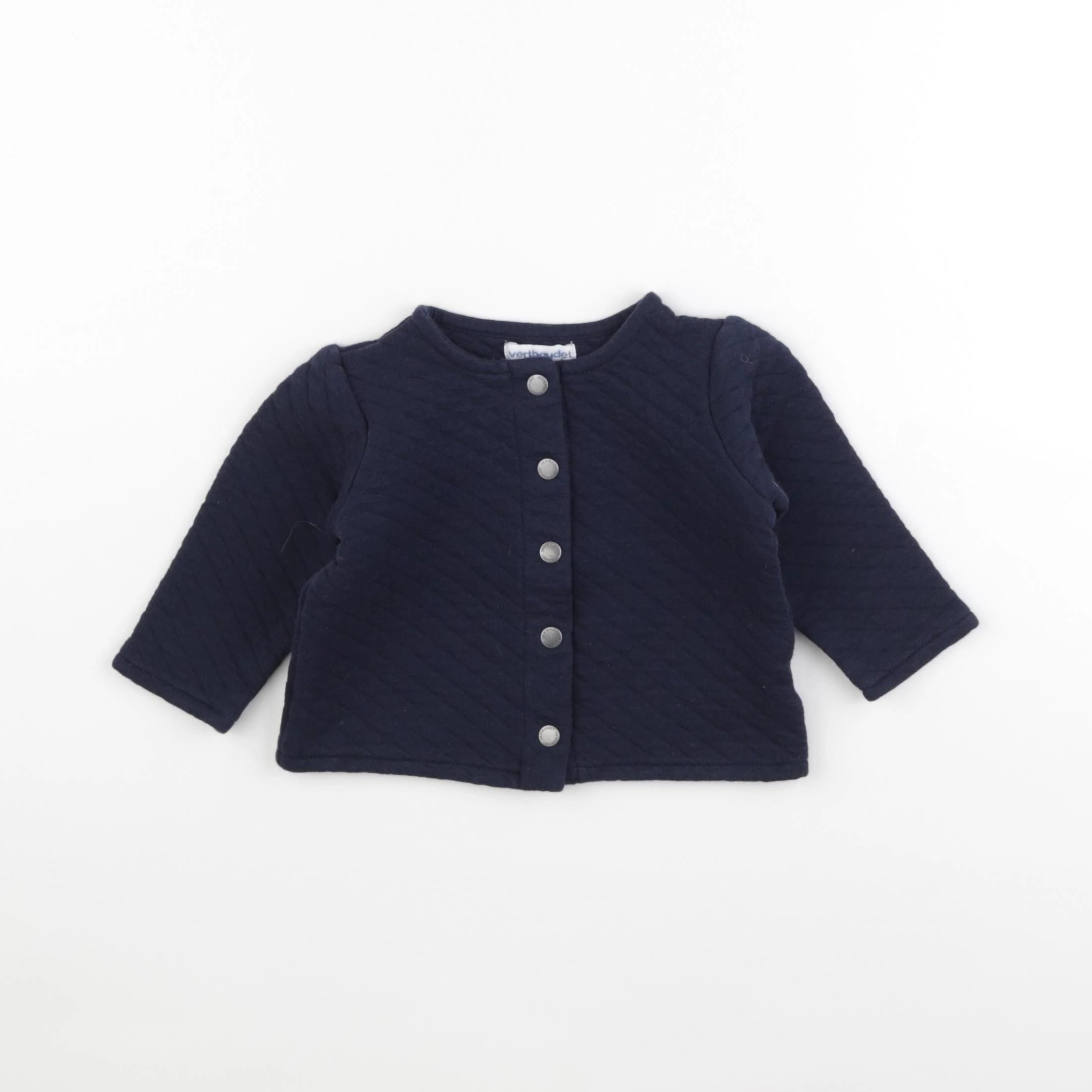 Vertbaudet - sweat bleu - 12 mois