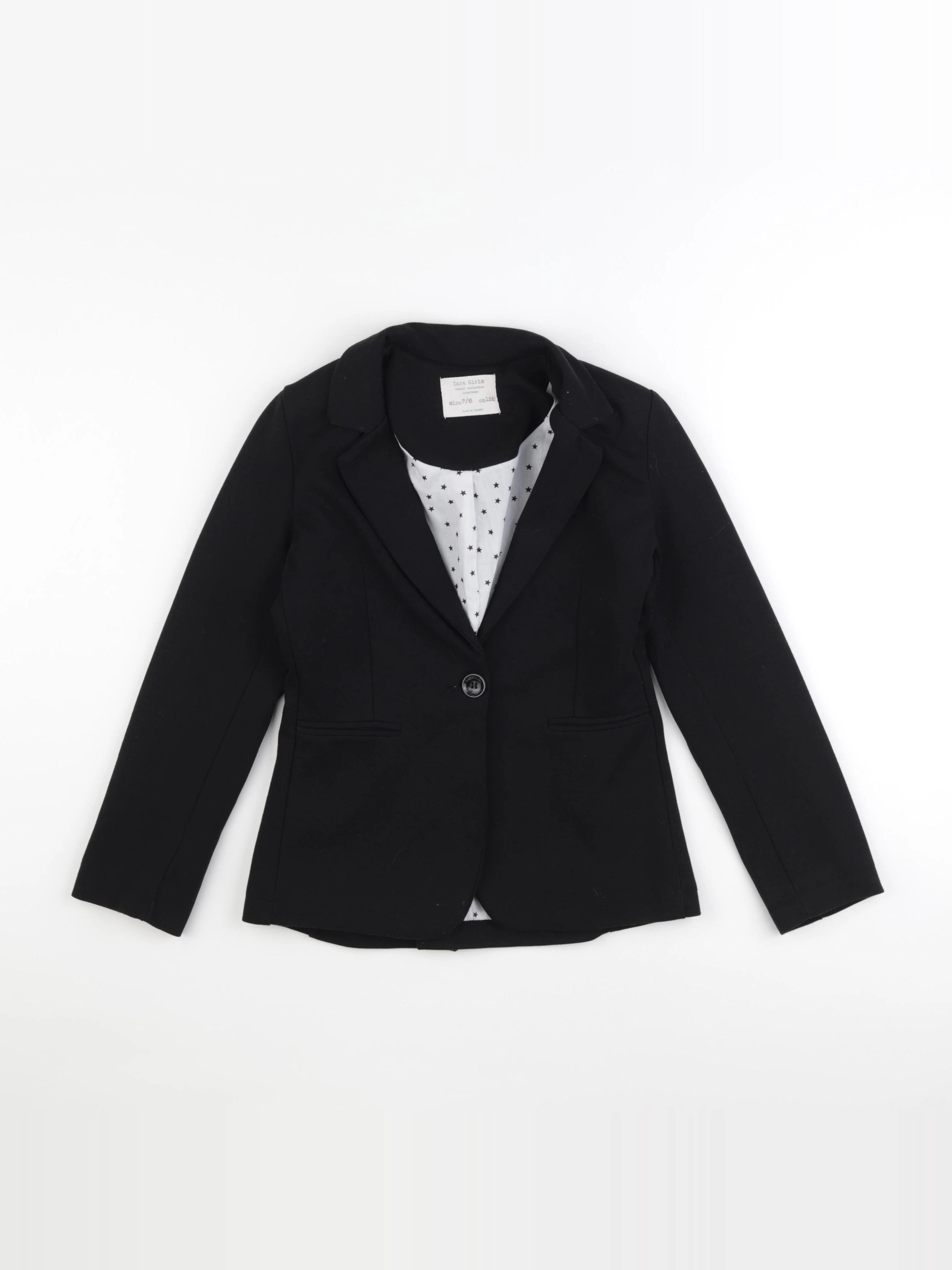 Zara - veste noir - 7/8 ans