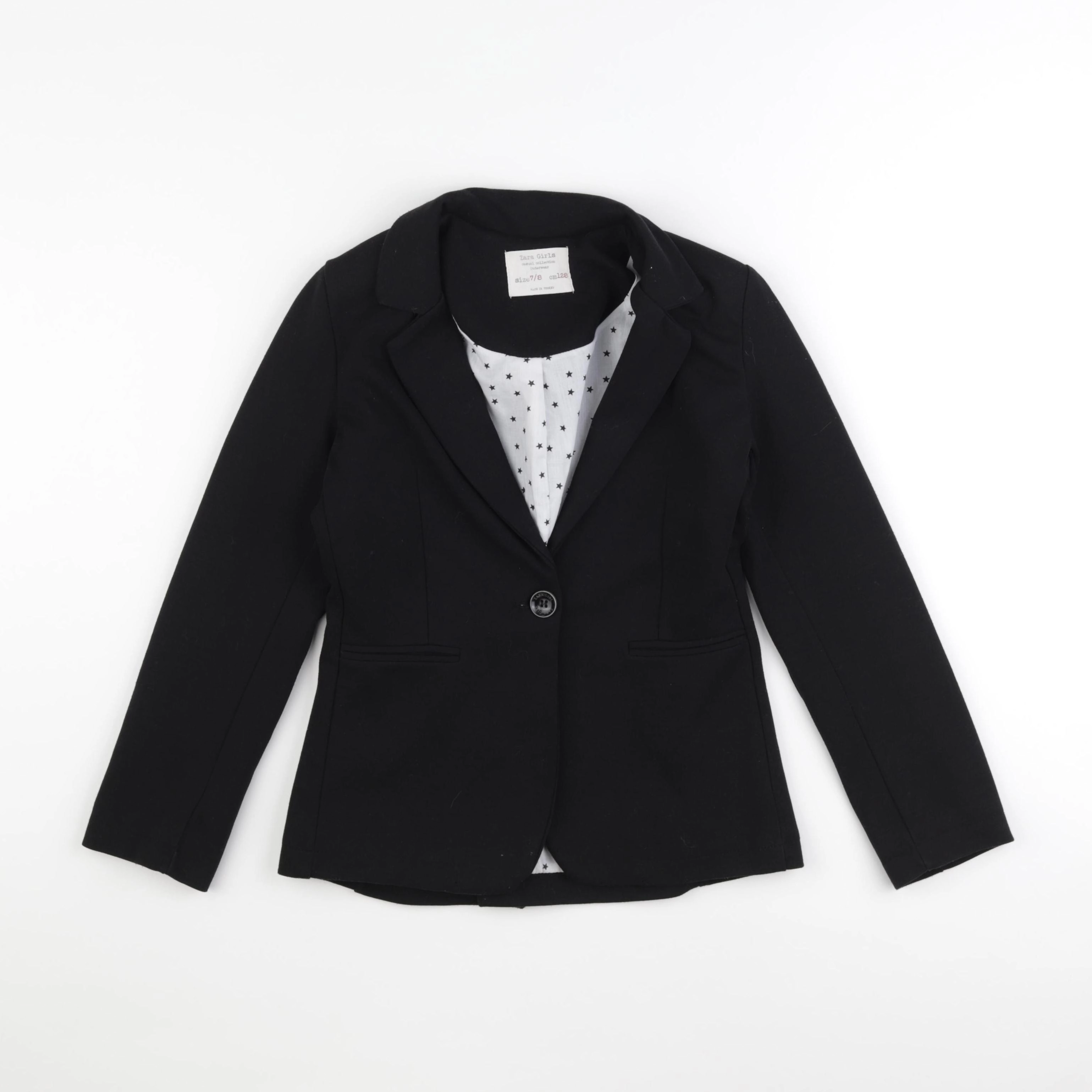 Zara - veste noir - 7/8 ans