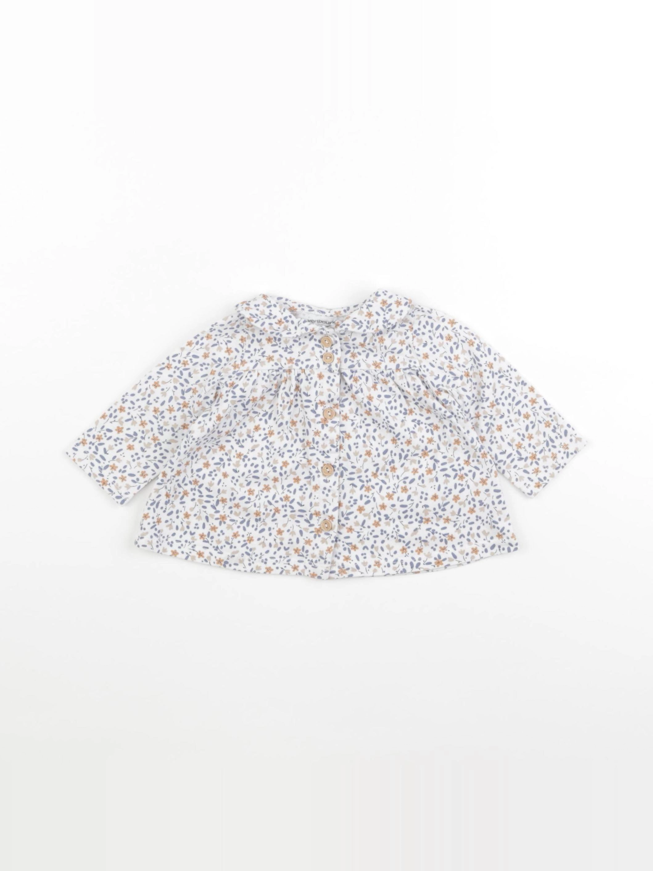 Vertbaudet - tee-shirt multicolore - 6 mois