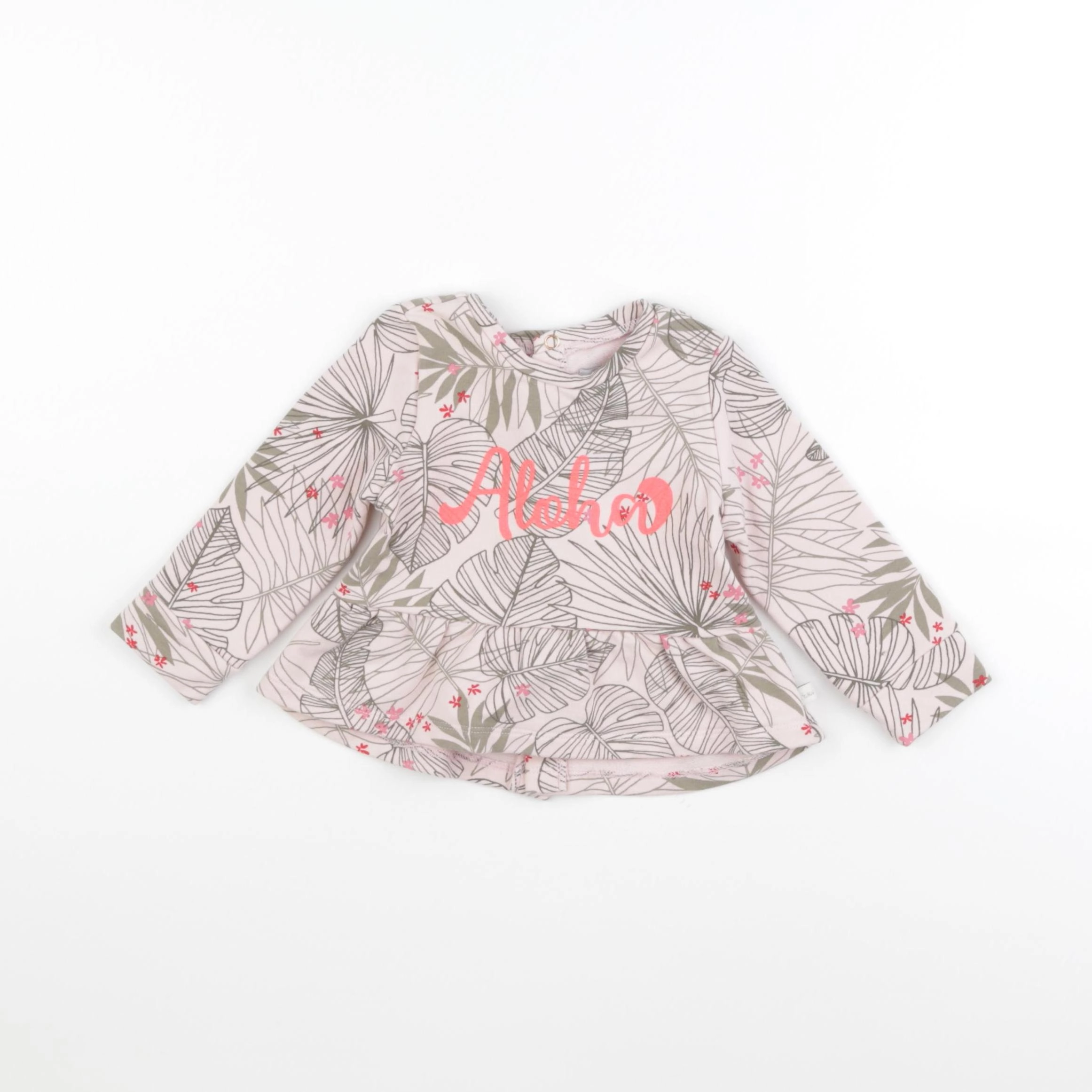 IKKS - sweat rose - 12 mois