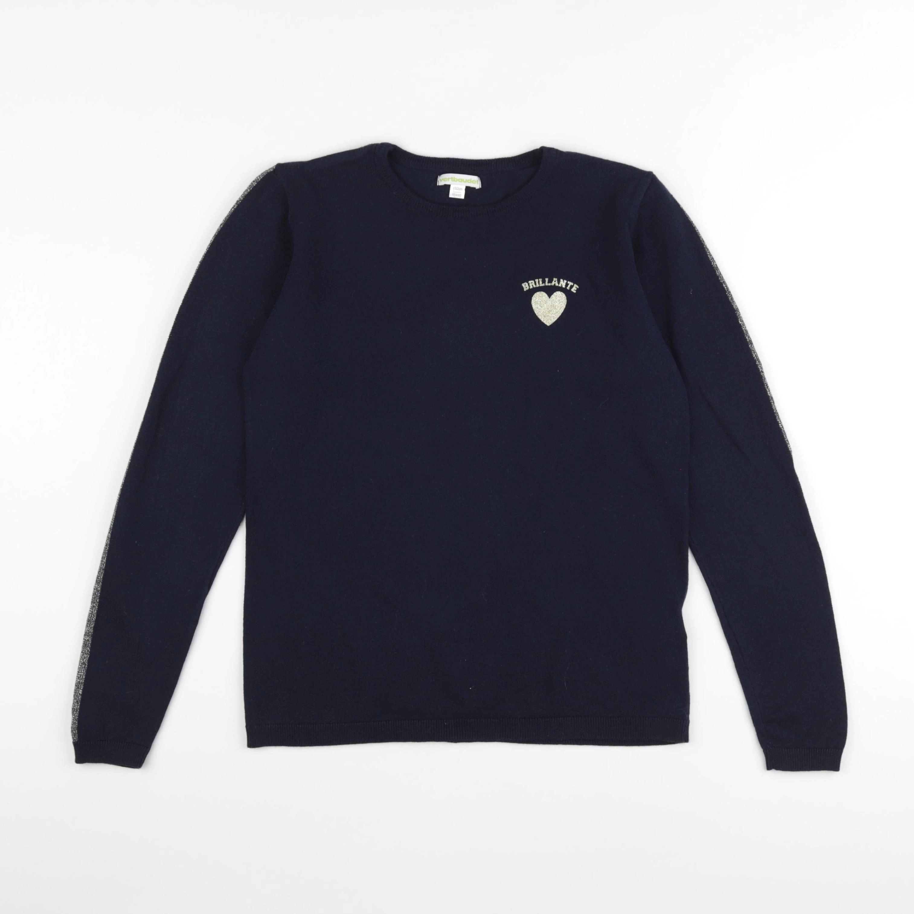 Vertbaudet - pull bleu - 12 ans