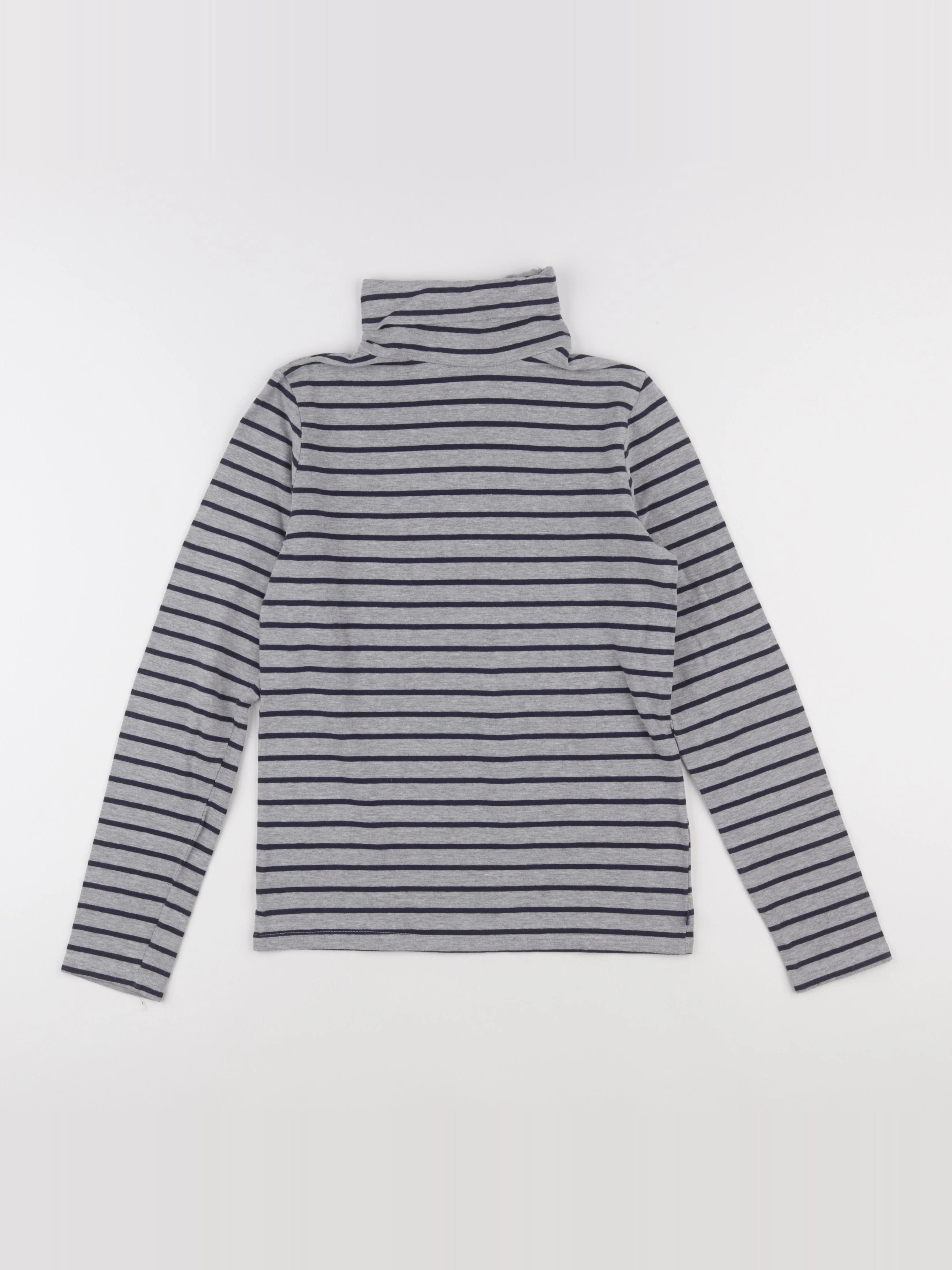 Okaidi - sous-pull bleu, gris - 12 ans