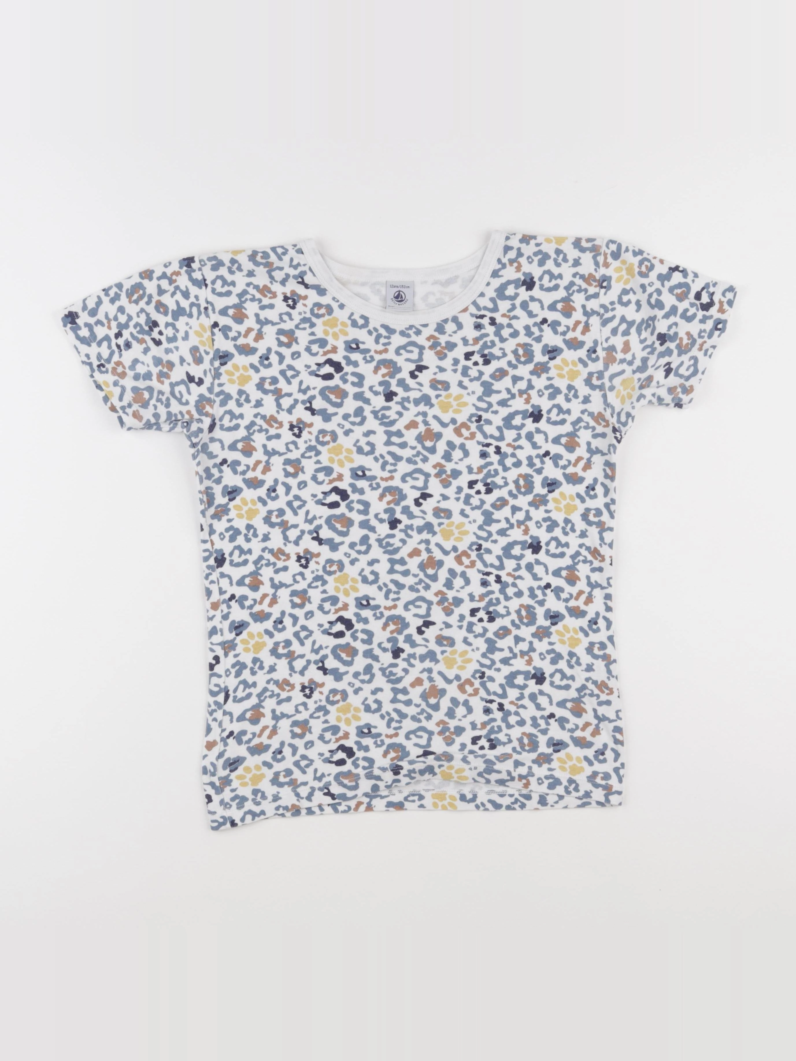 Petit Bateau - maillot de corps bleu - 12 ans