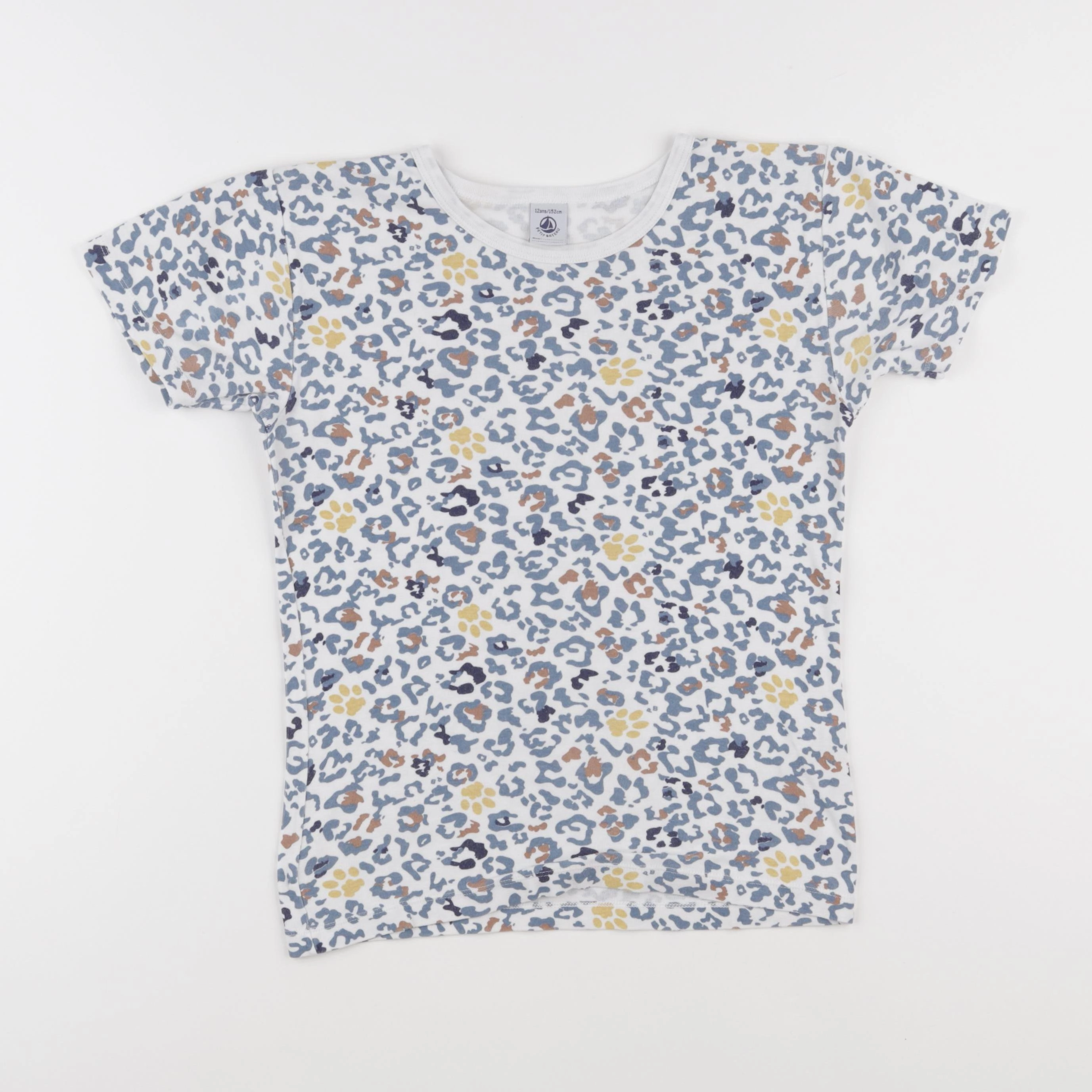 Petit Bateau - maillot de corps bleu - 12 ans