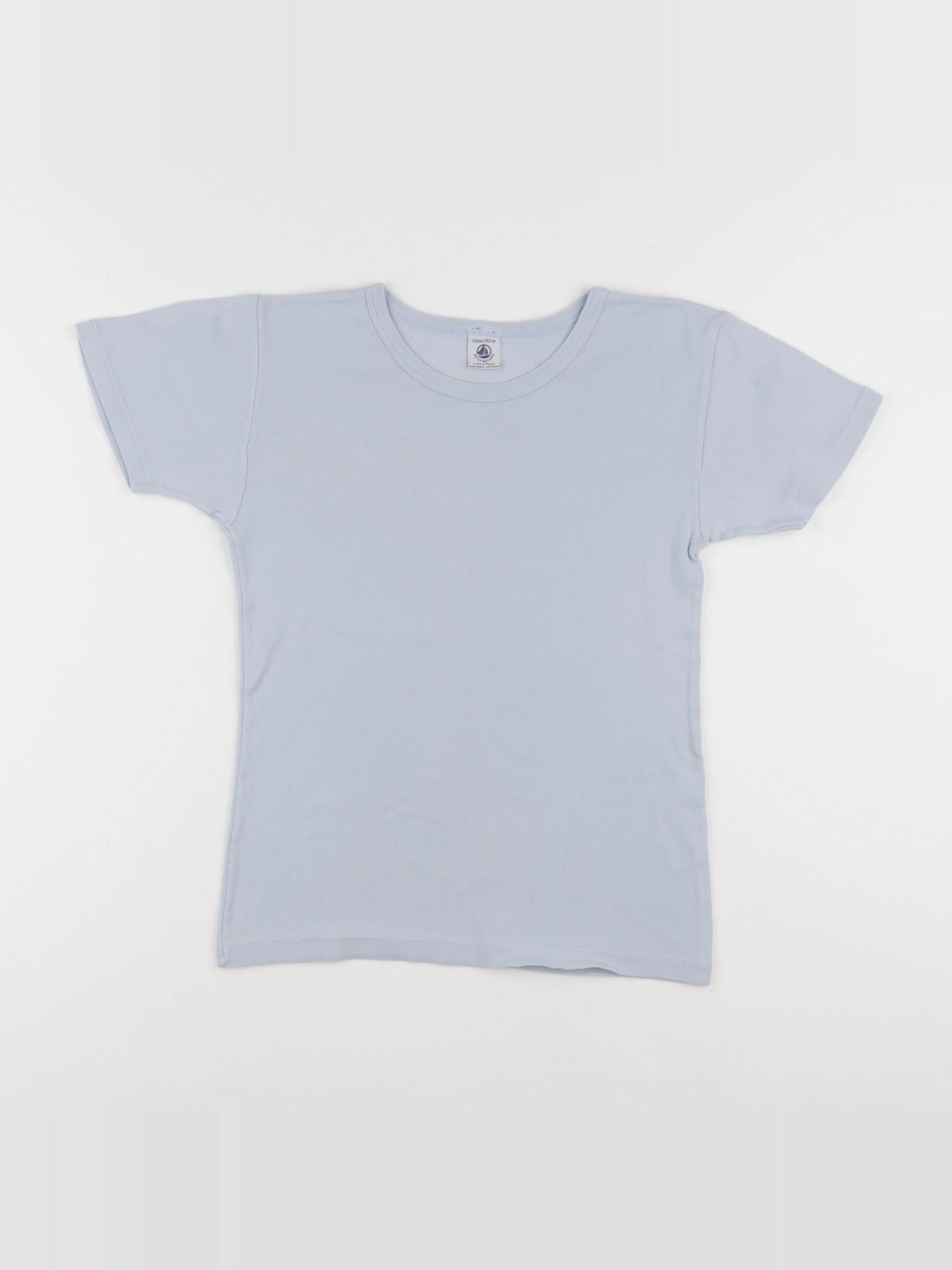 Petit Bateau - maillot de corps bleu - 12 ans