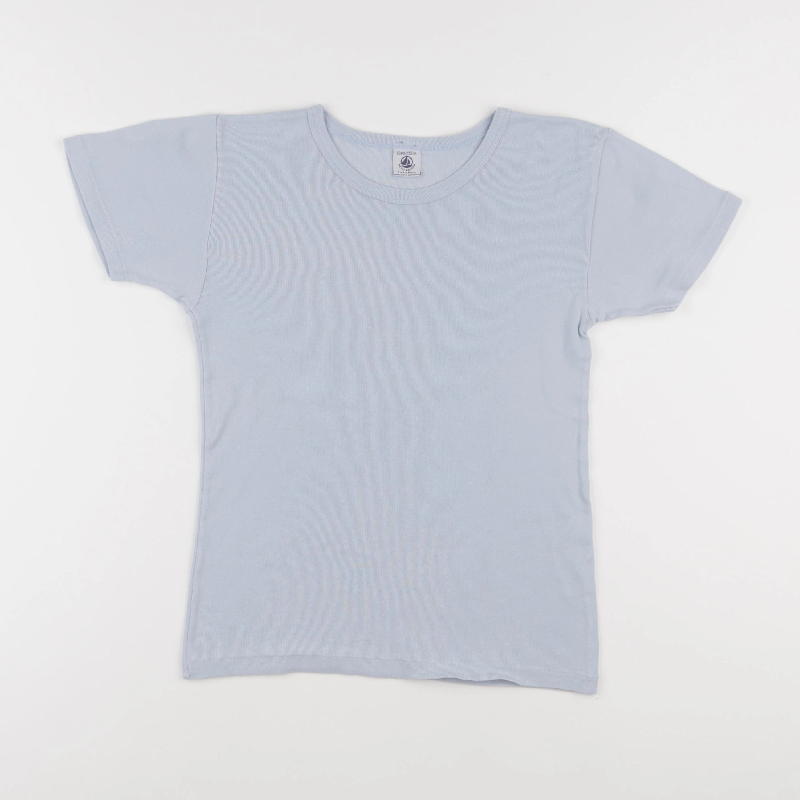 Petit Bateau - maillot de corps bleu - 12 ans