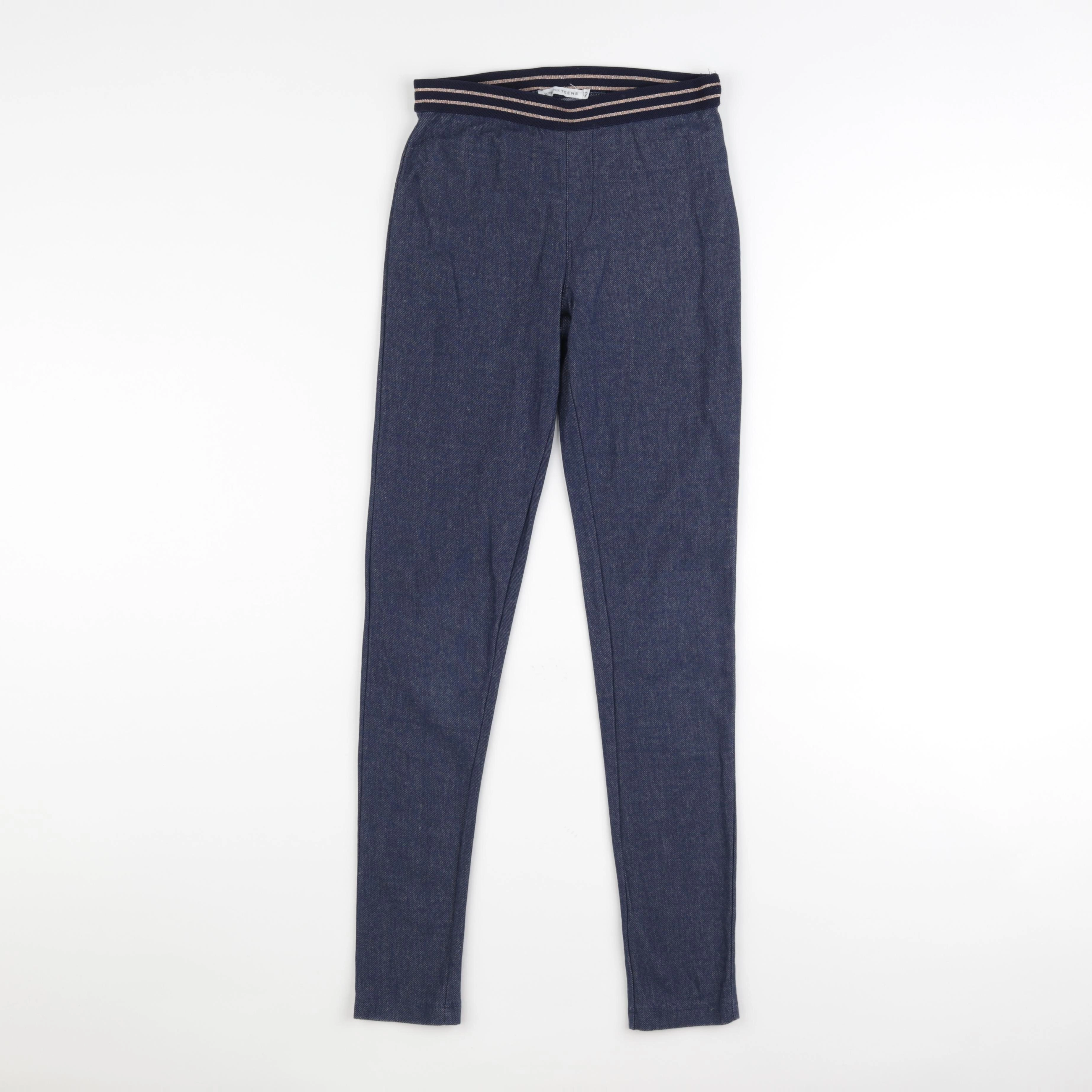 Monoprix - legging bleu - 12 ans