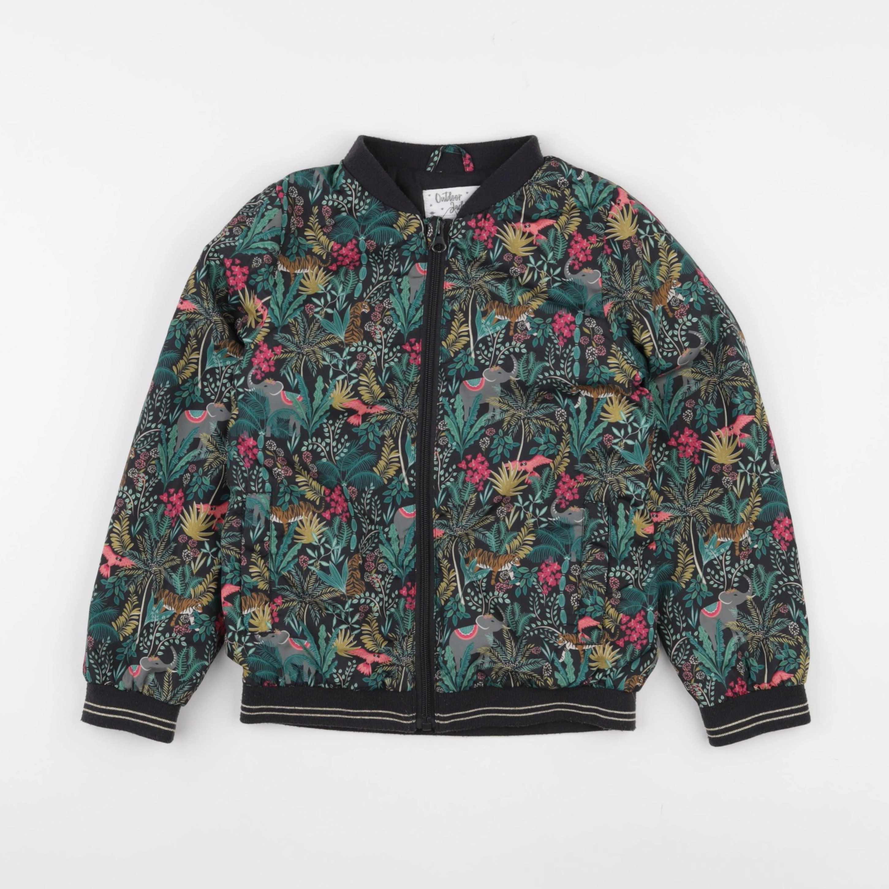 Vertbaudet - veste vert - 8 ans