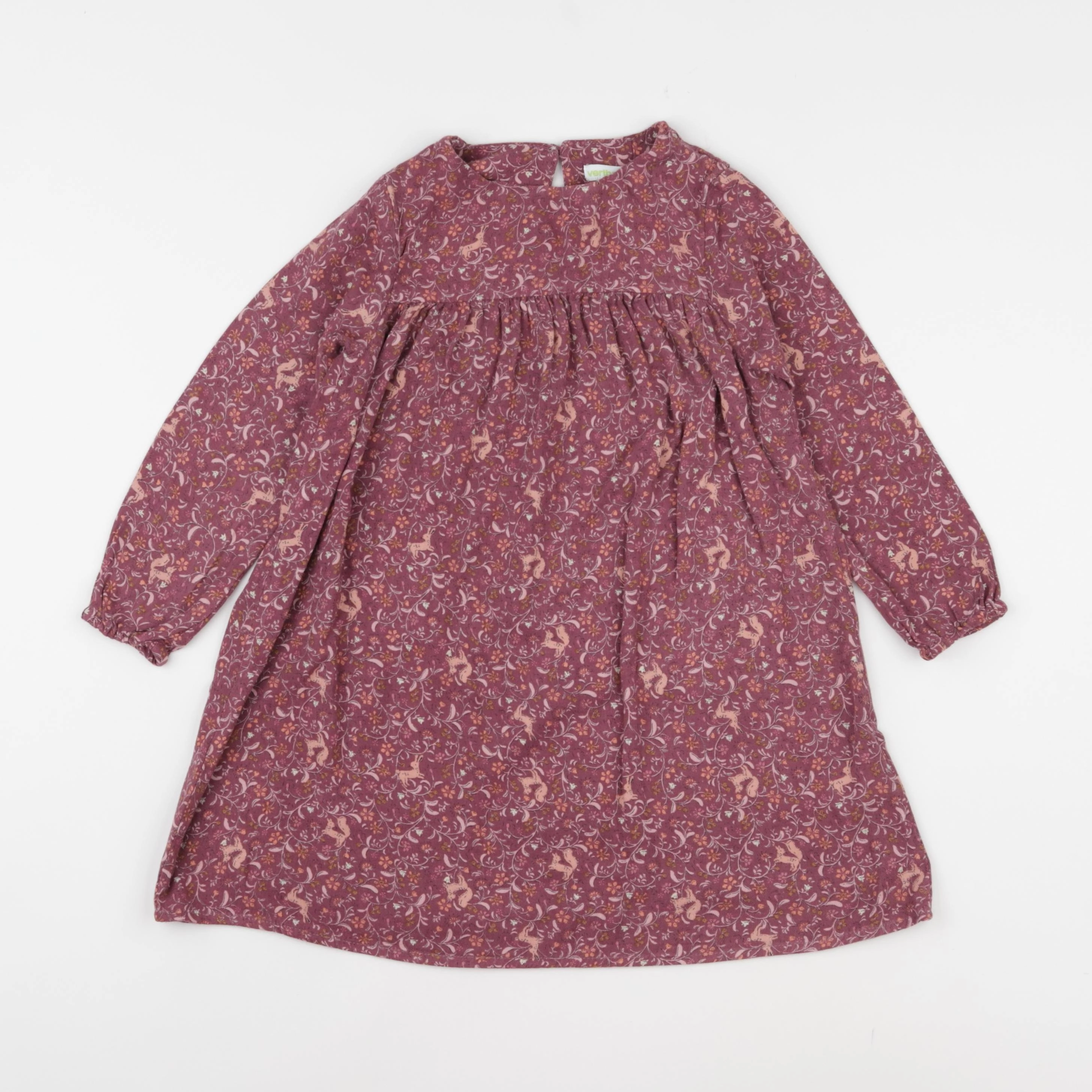 Vertbaudet - robe rose - 4 ans