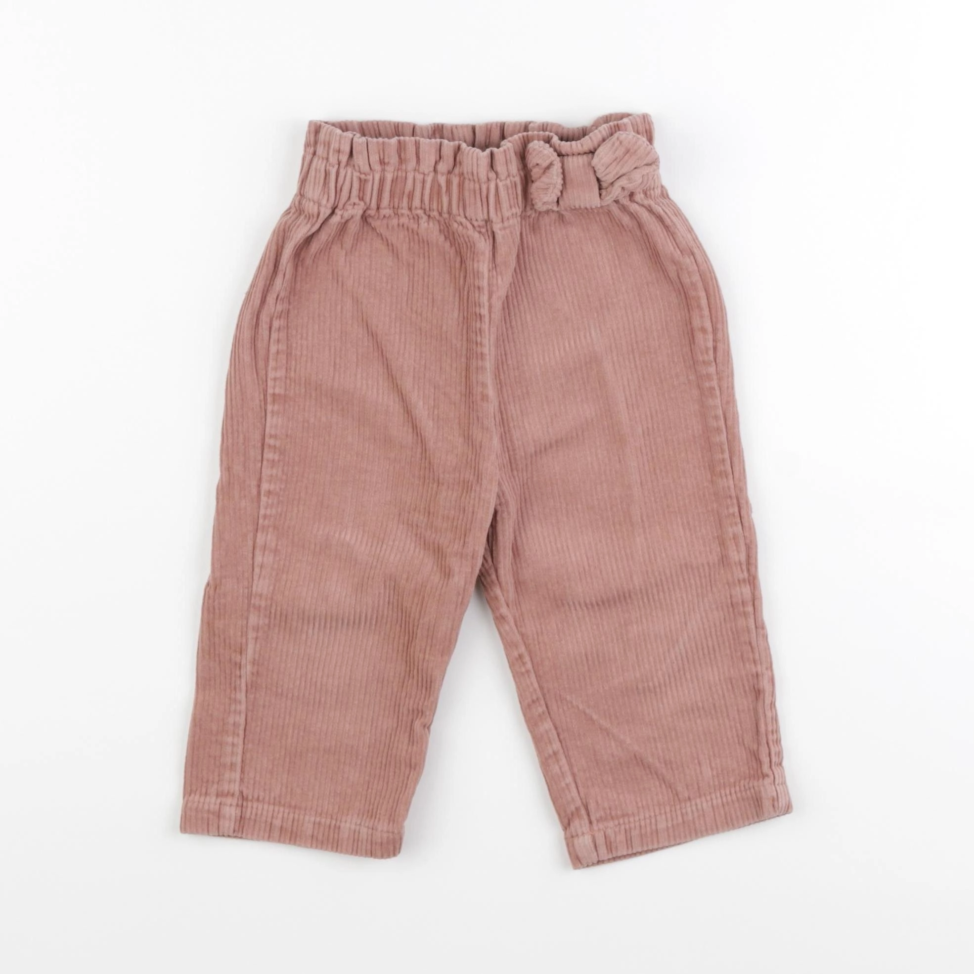 Vertbaudet - pantalon rose - 12 mois