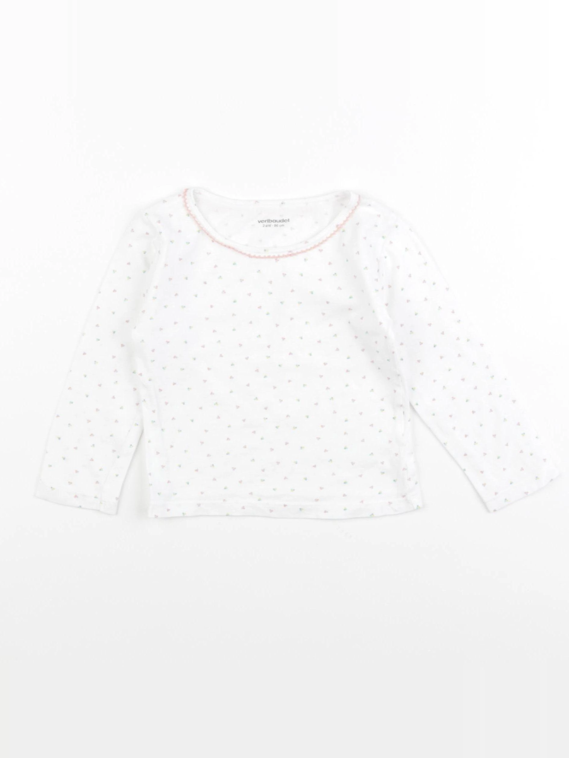 Vertbaudet - maillot de corps blanc - 2 ans