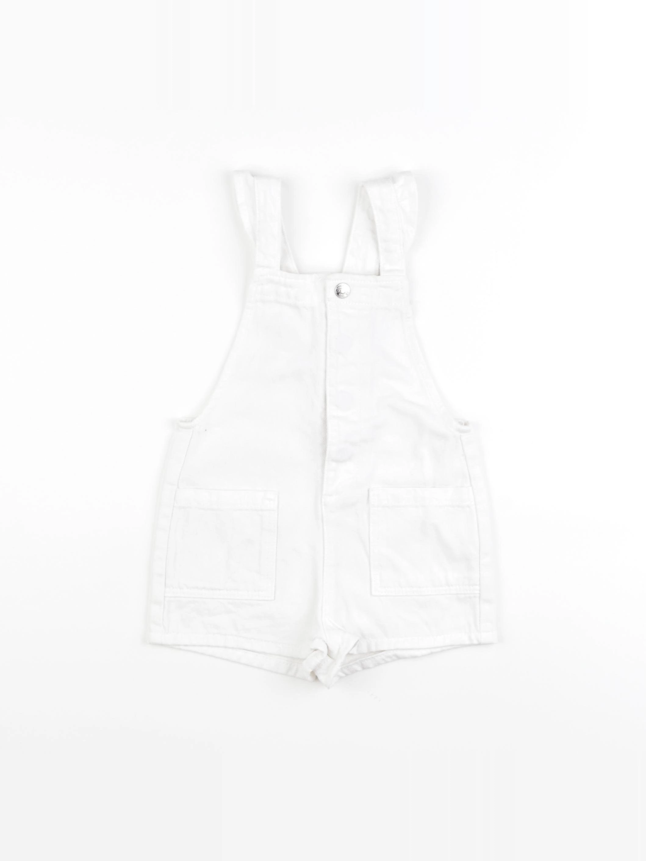 Zara - salopette blanc - 9/12 mois