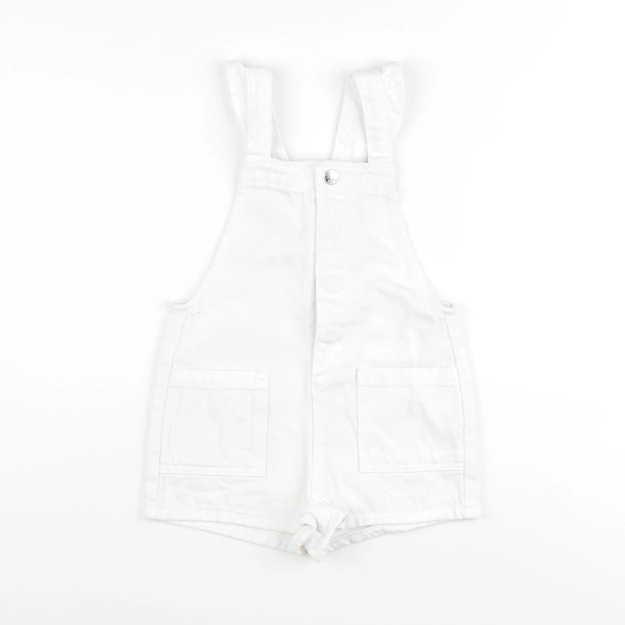 Zara - salopette blanc - 9/12 mois
