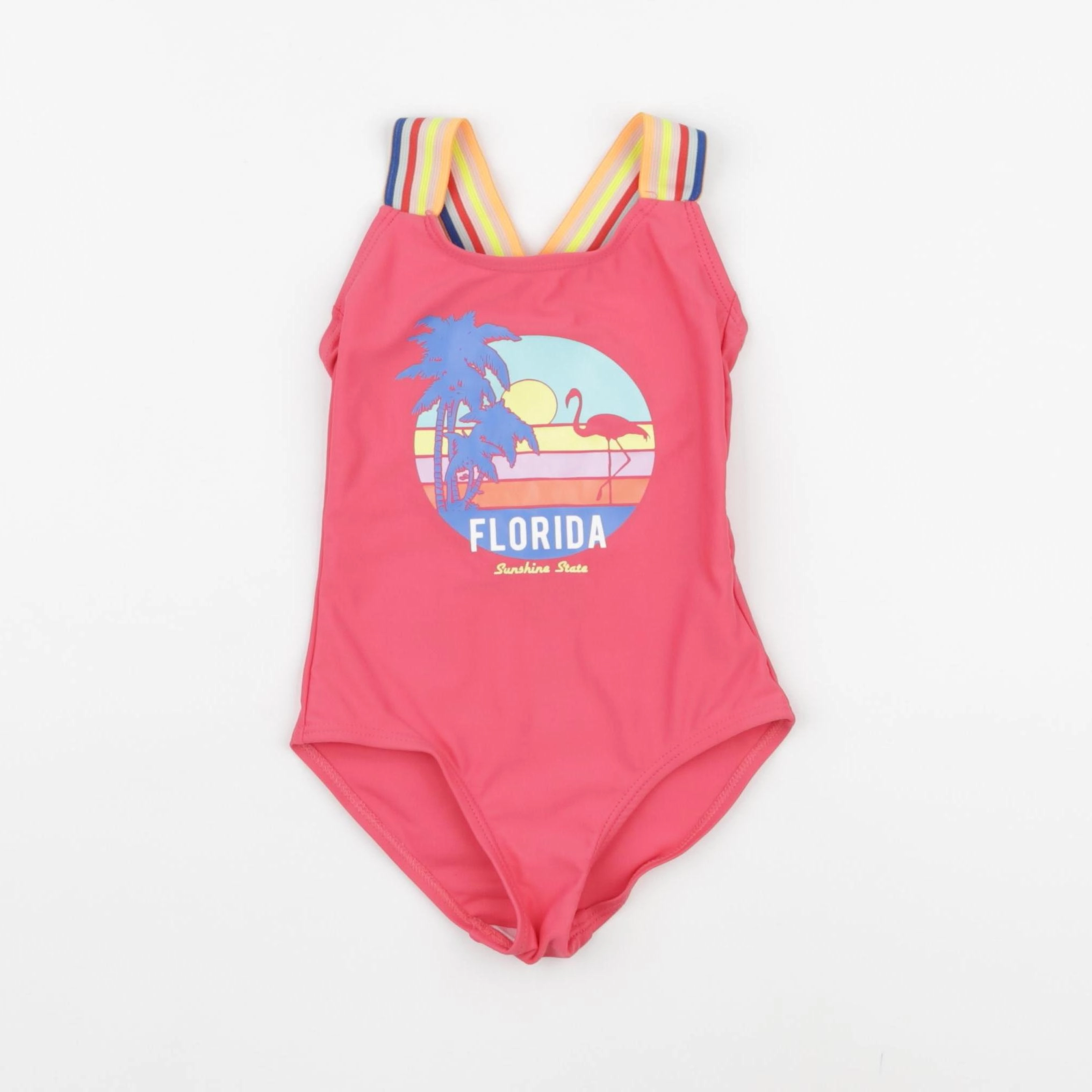 Vertbaudet - maillot de bain rose - 3 ans